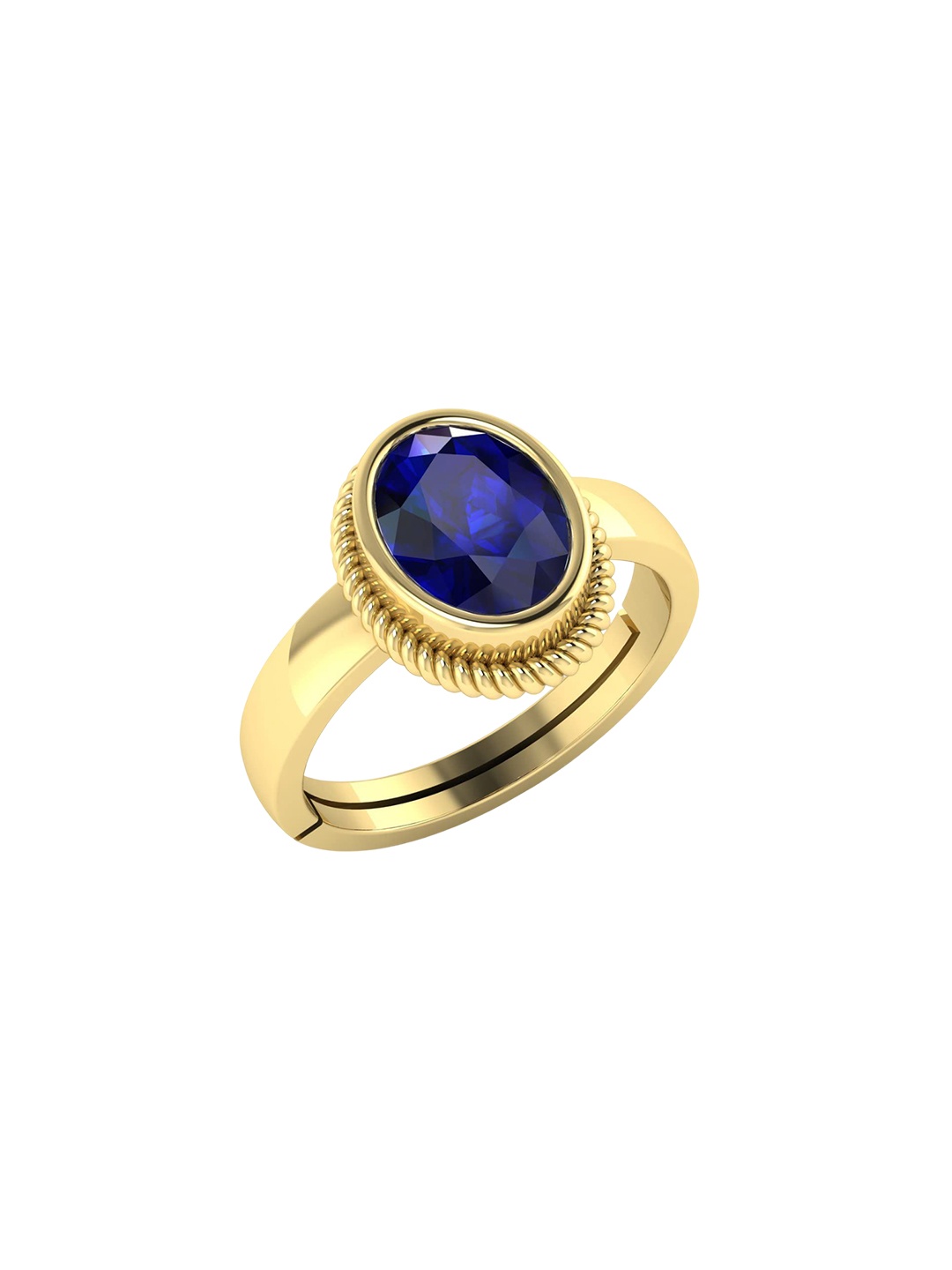 

LMDPRAJAPATIS Unisex Embellished Ring, Yellow