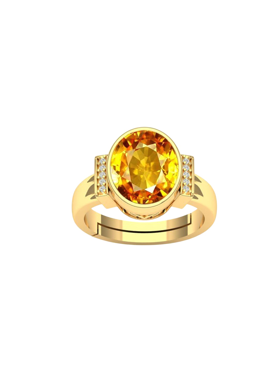 

LMDPRAJAPATIS Unisex Embellished Ring, Green