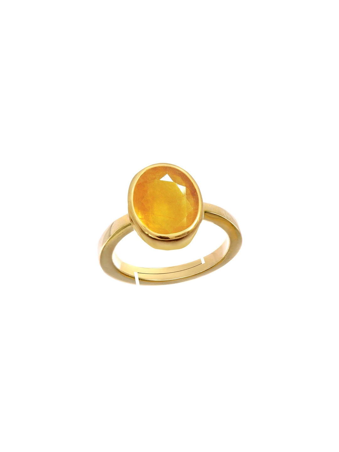 

LMDPRAJAPATIS Unisex Embellished Ring, Yellow