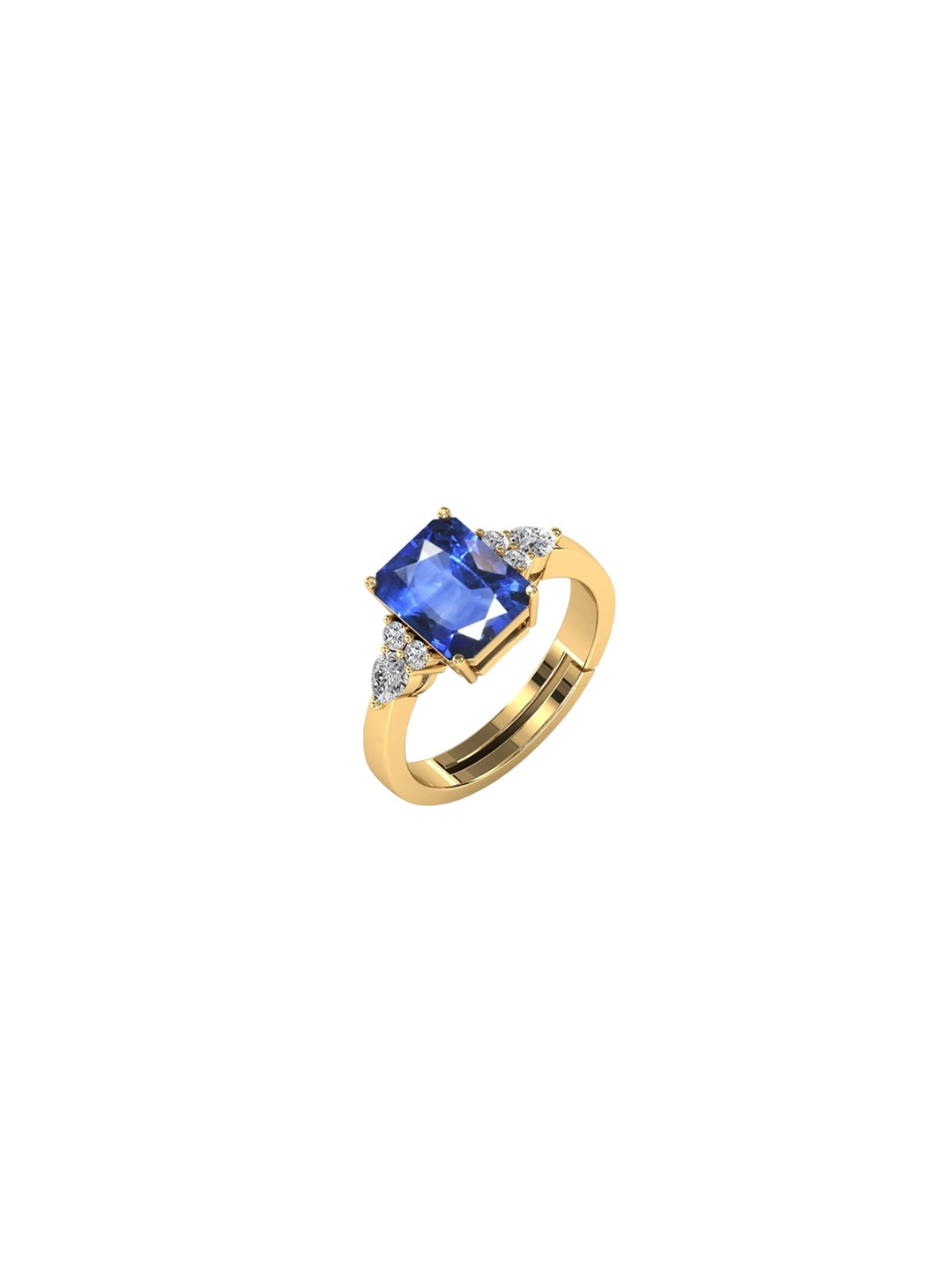 

LMDPRAJAPATIS Unisex Embellished Ring, Gold