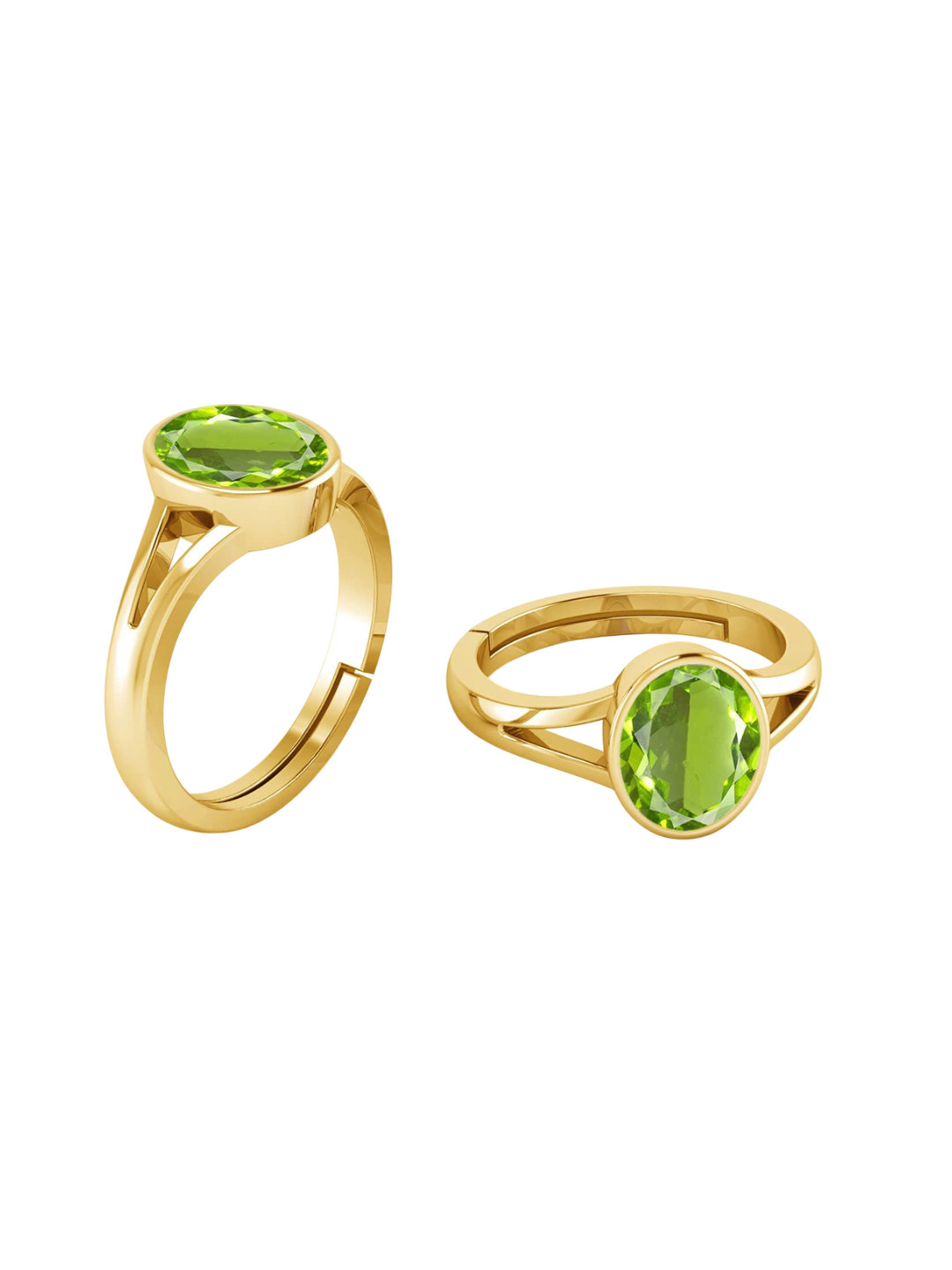 

LMDPRAJAPATIS Unisex Embellished Ring, Green
