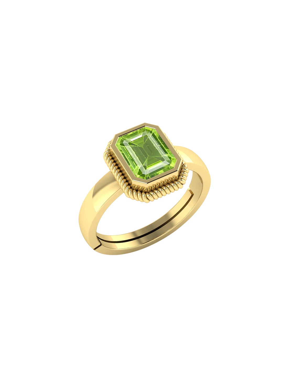 

LMDPRAJAPATIS Unisex Embellished Ring, Silver