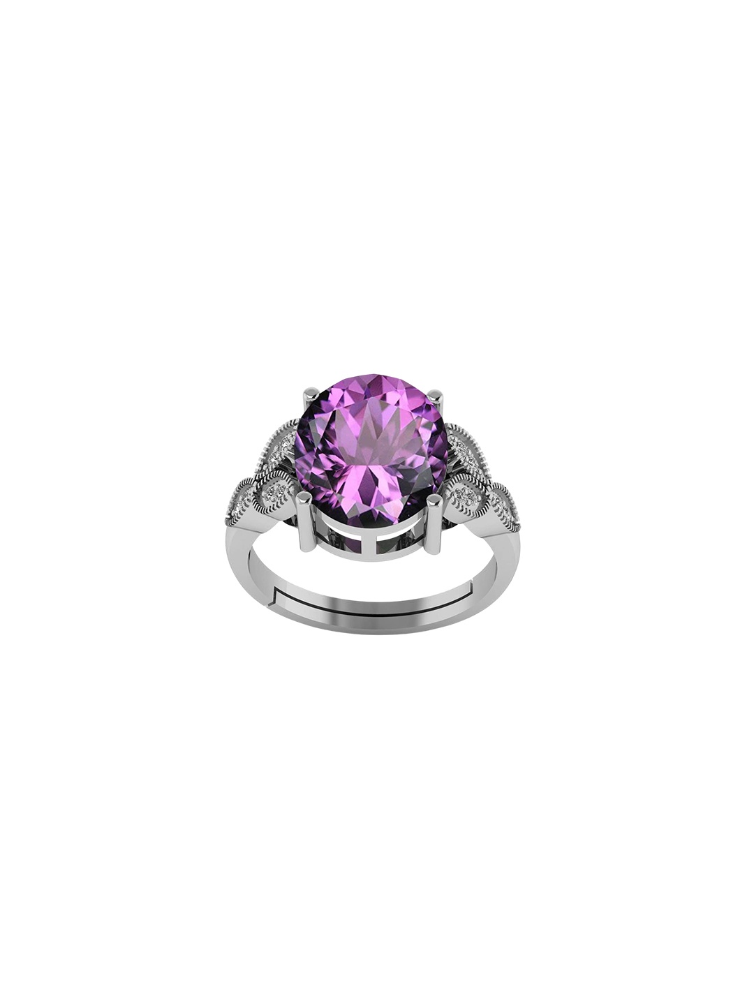 

LMDPRAJAPATIS Unisex Embellished Ring, Purple