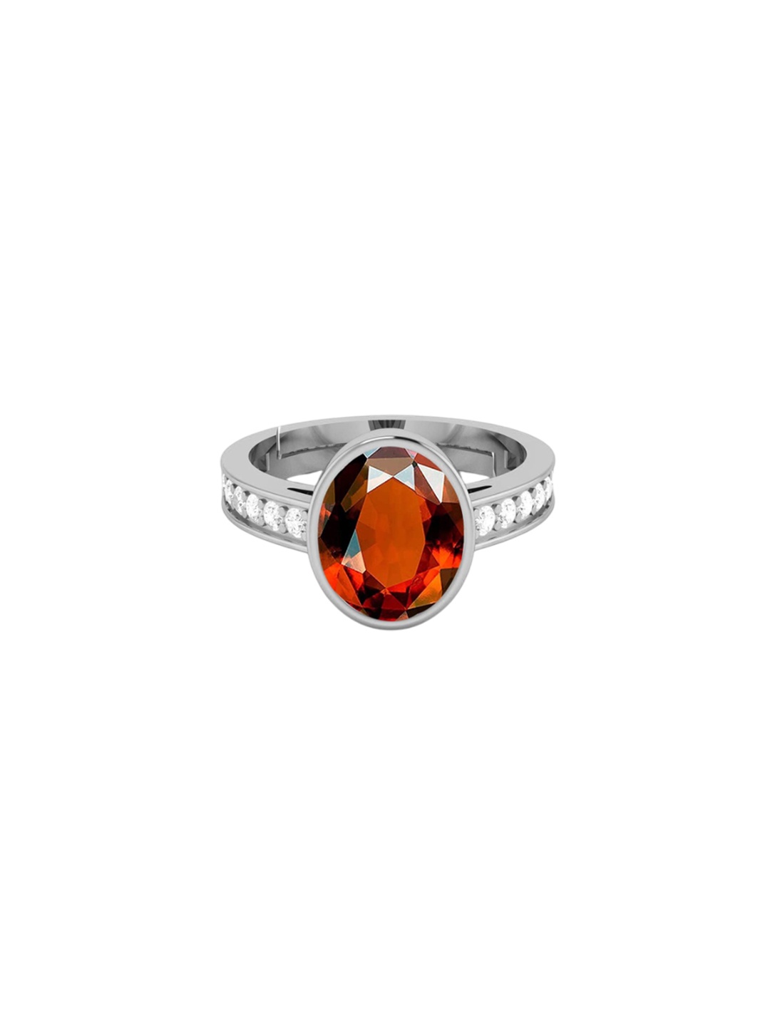 

LMDPRAJAPATIS Unisex Embellished Ring, Red