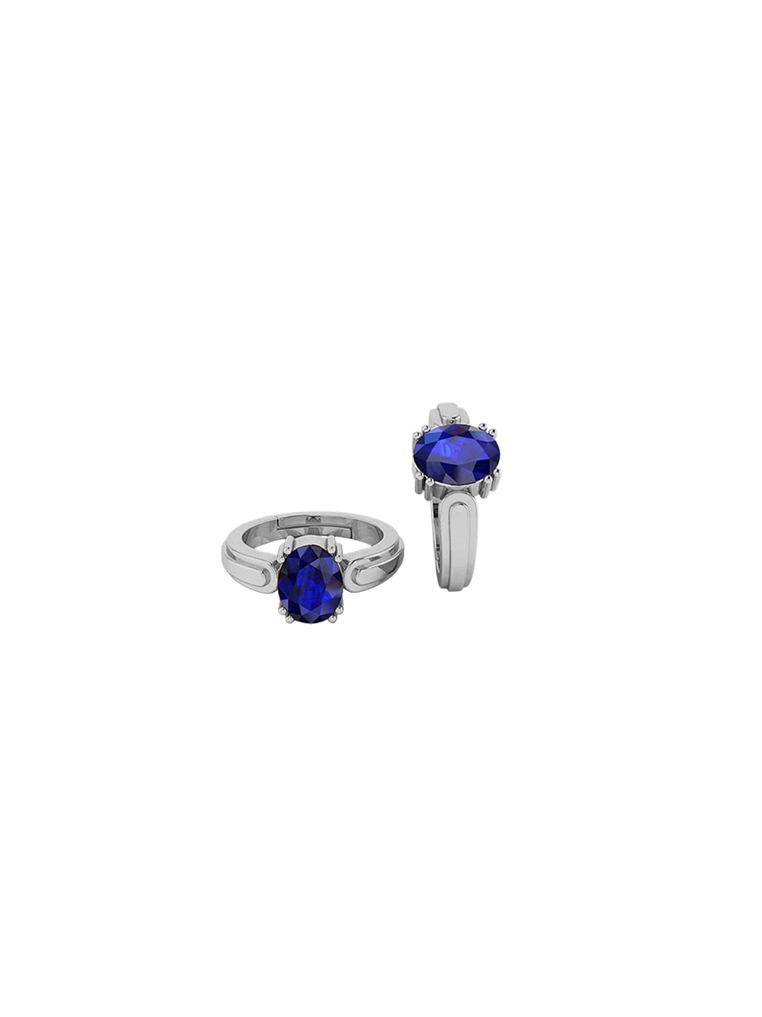 

LMDPRAJAPATIS Unisex Embellished Ring, Blue
