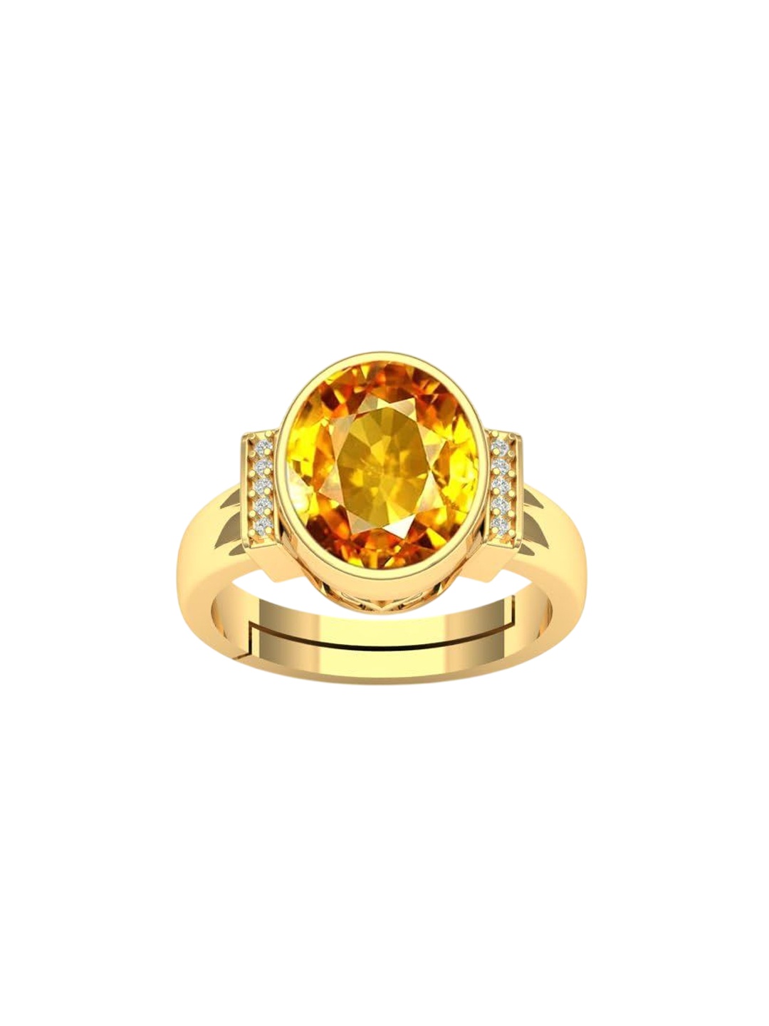 

LMDPRAJAPATIS Unisex Embellished Ring, Green