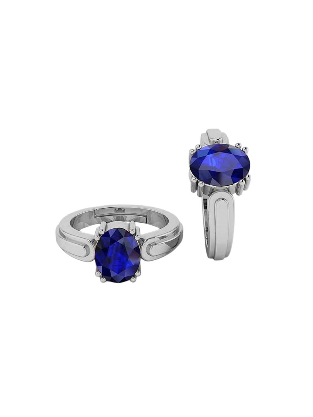 

LMDPRAJAPATIS Unisex Embellished Ring, Blue