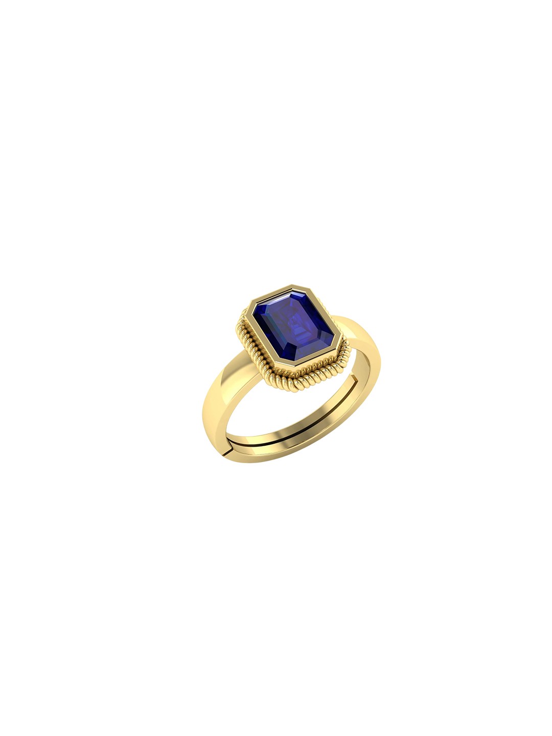 

LMDPRAJAPATIS Unisex Embellished Ring, Gold