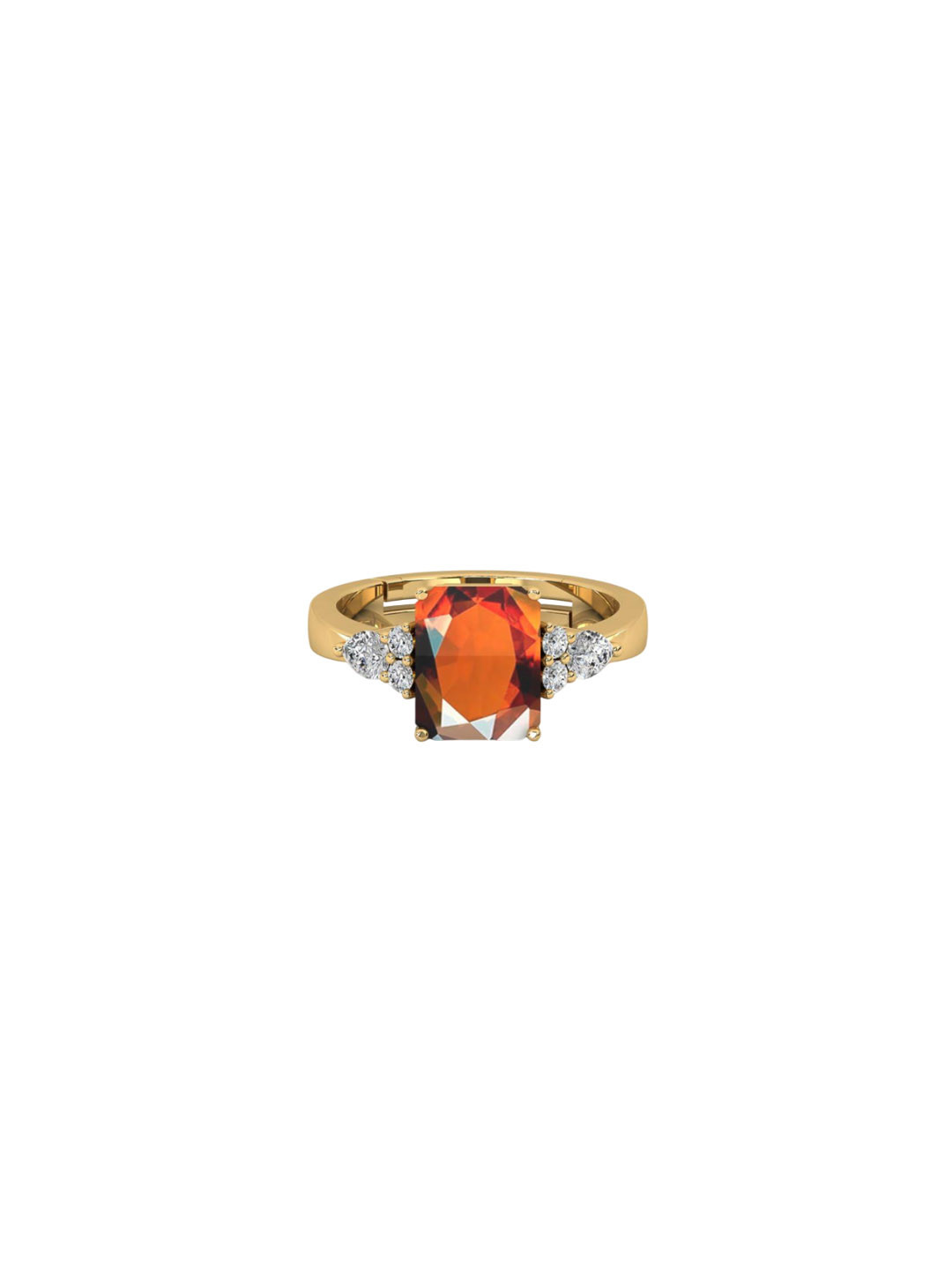 

LMDPRAJAPATIS Unisex Embellished Ring, Silver