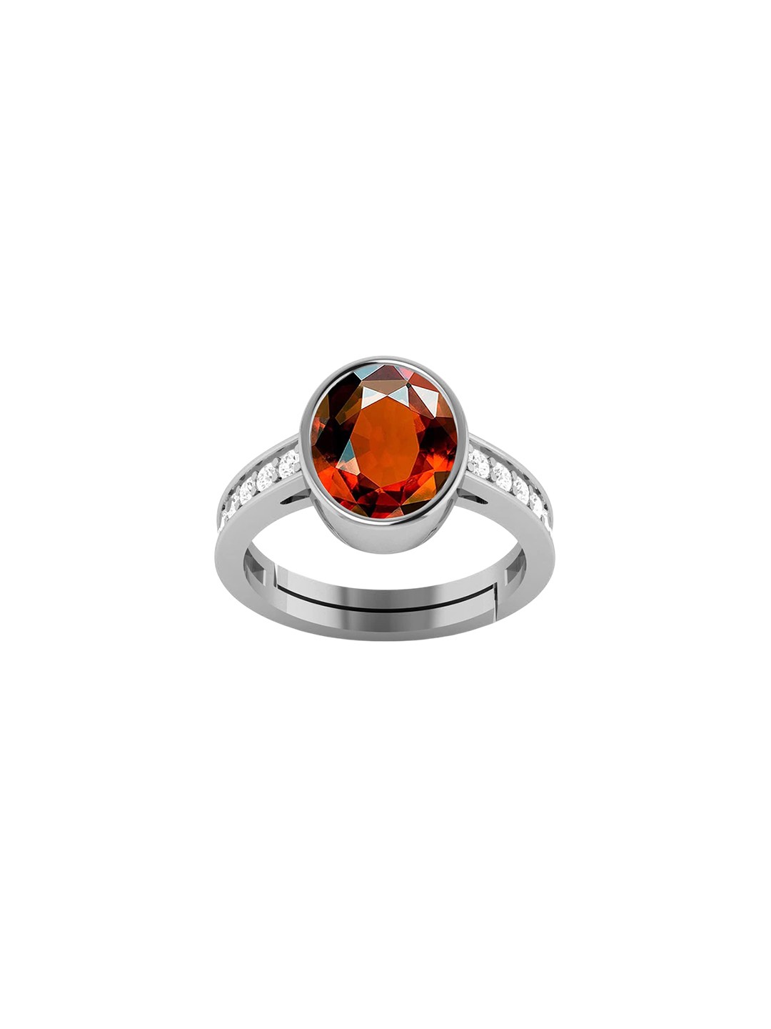 

LMDPRAJAPATIS Unisex Embellished Ring, Red