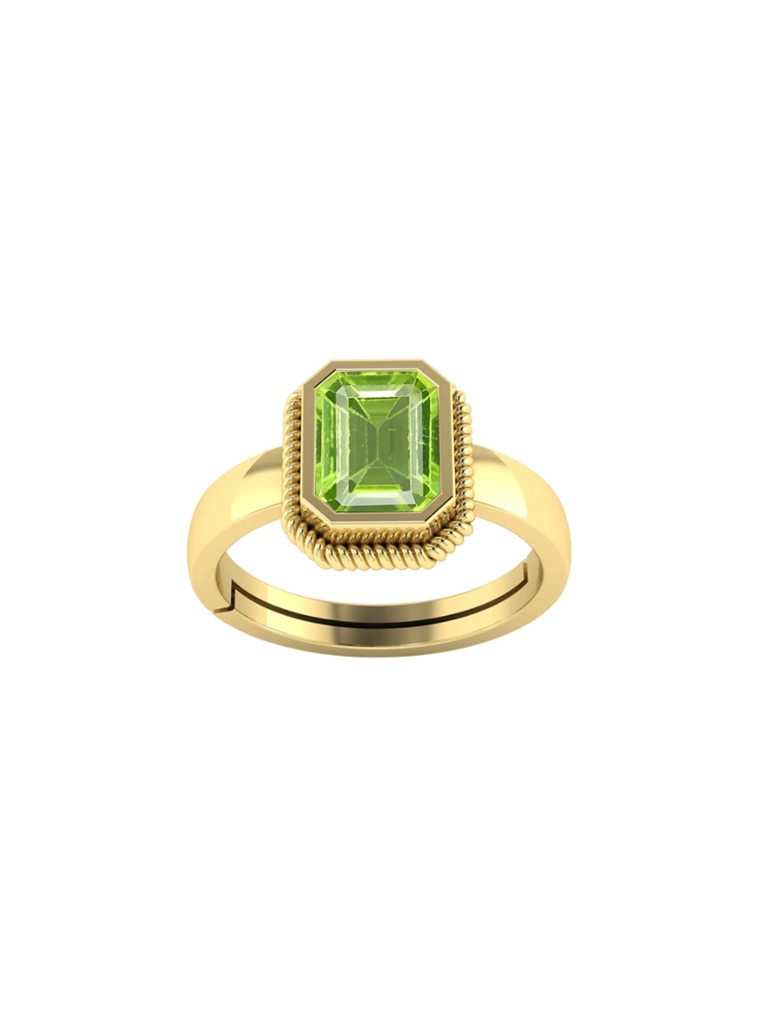 

LMDPRAJAPATIS Unisex Embellished Ring, Silver