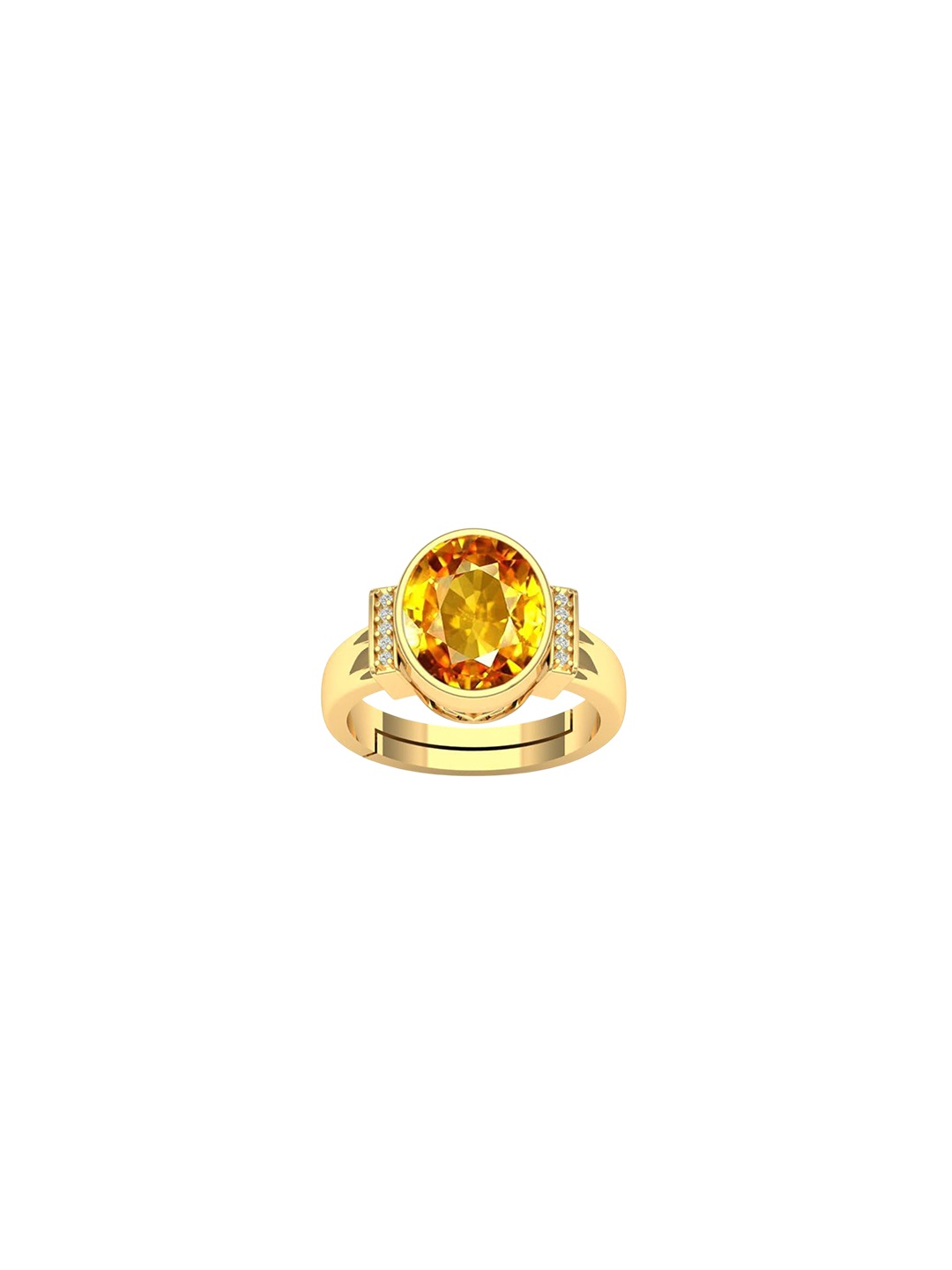 

LMDPRAJAPATIS Unisex Embellished Ring, Green