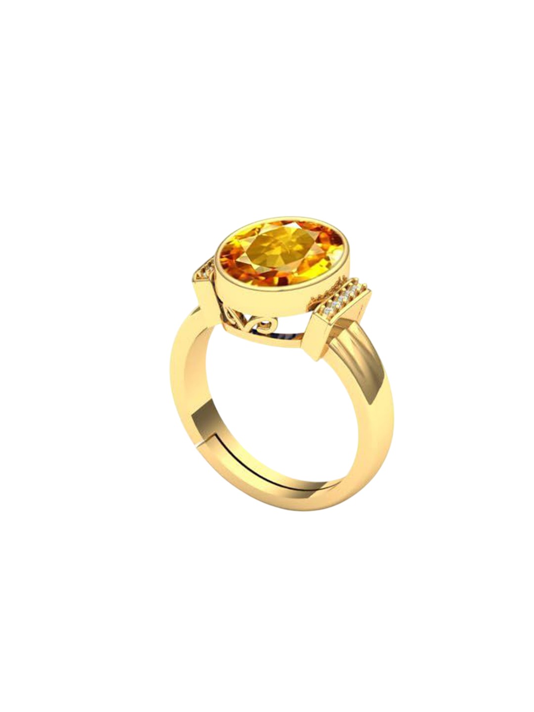 

LMDPRAJAPATIS Unisex Embellished Ring, Green