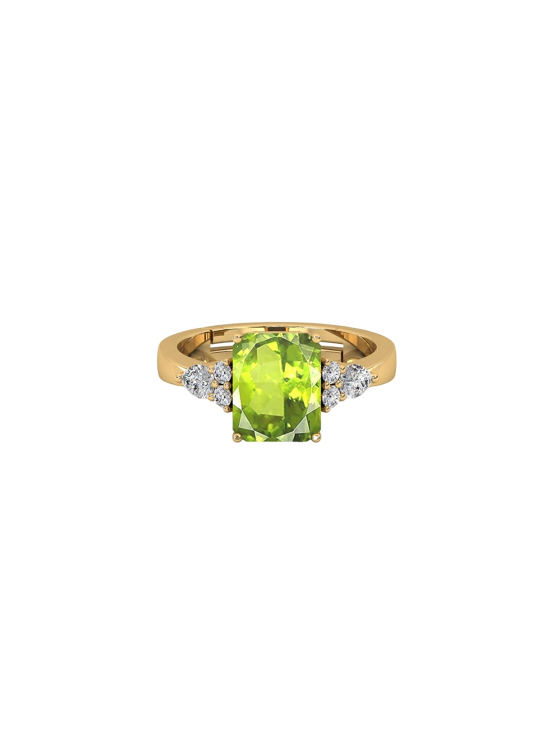 

LMDPRAJAPATIS Unisex Embellished Ring, Gold
