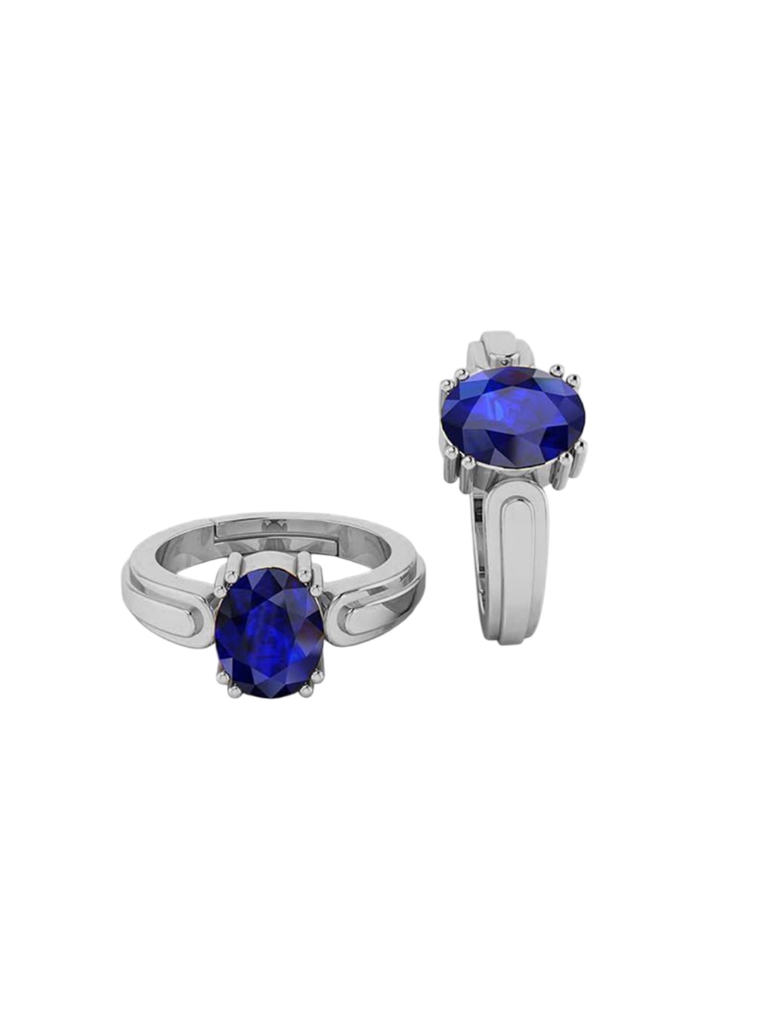 

LMDPRAJAPATIS Unisex Embellished Ring, Blue