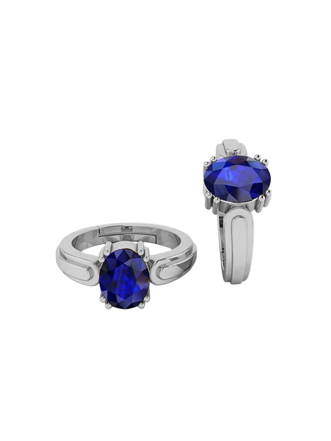 

LMDPRAJAPATIS Unisex Embellished Ring, Blue