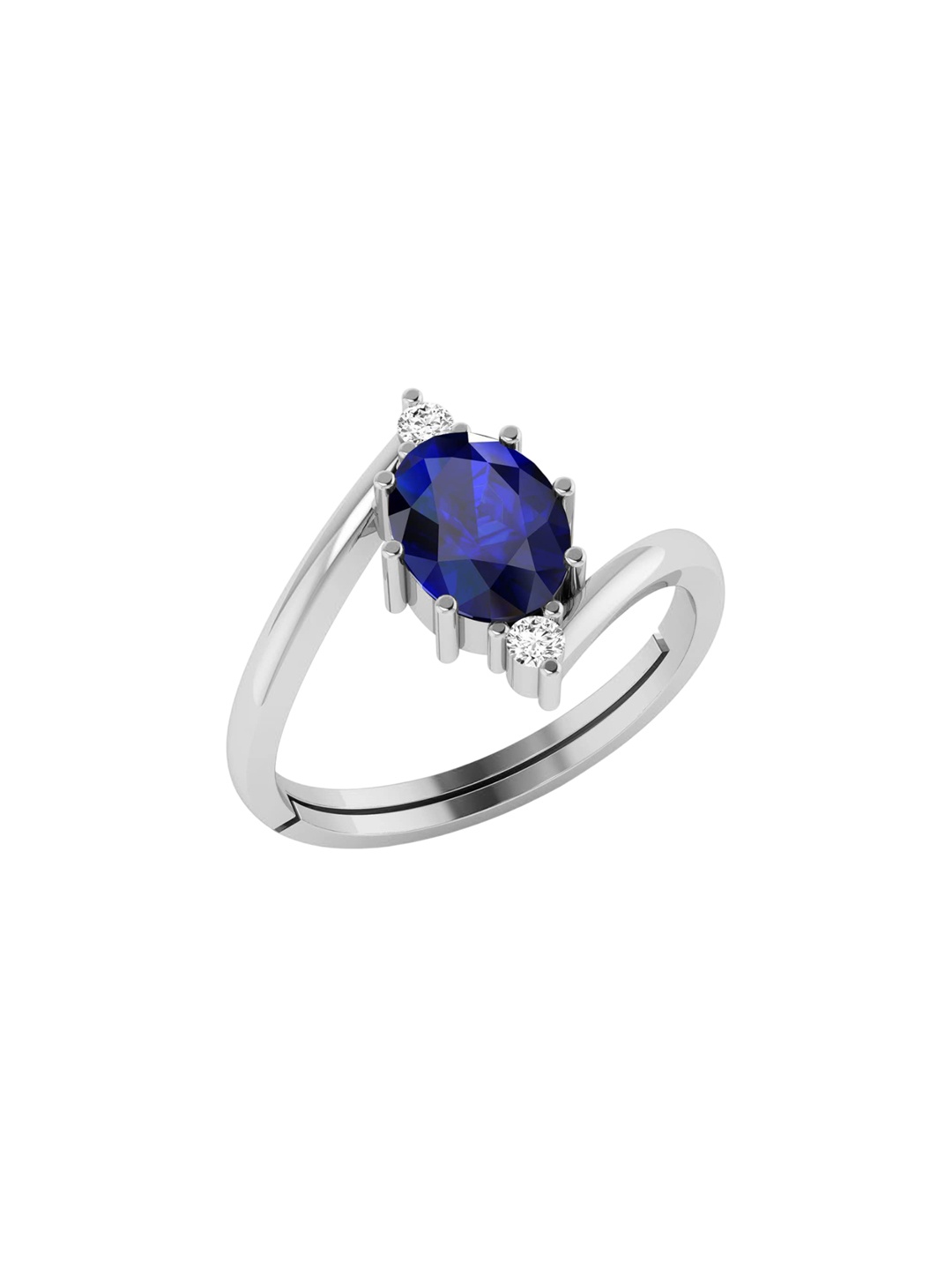 

LMDPRAJAPATIS Unisex Embellished Ring, Blue