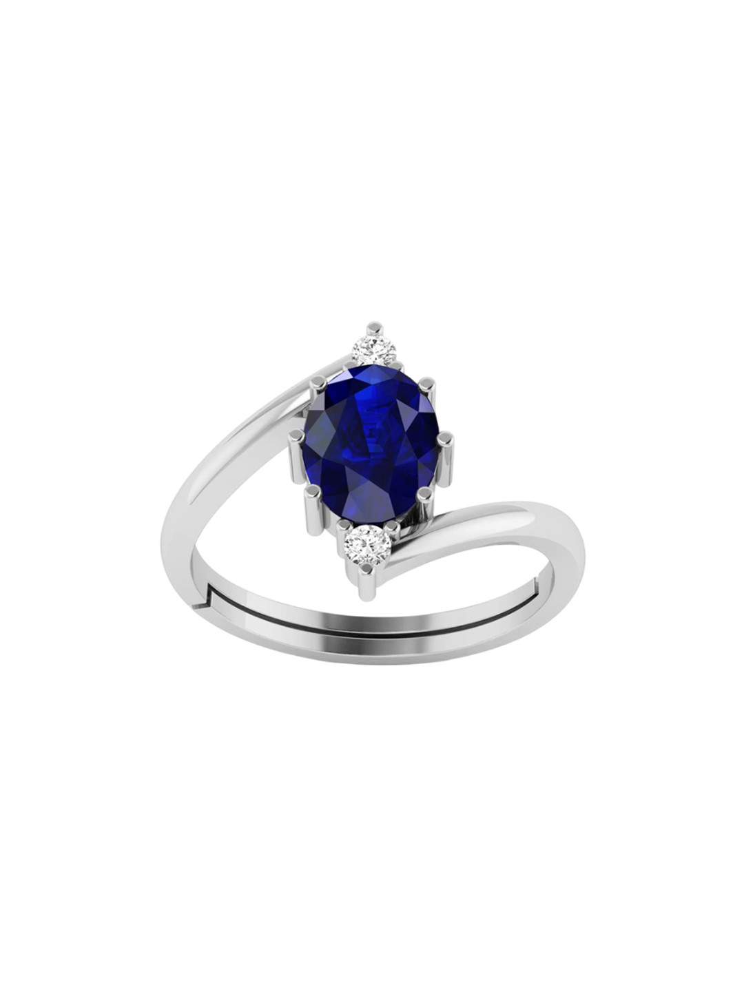 

LMDPRAJAPATIS Unisex Embellished Ring, Blue