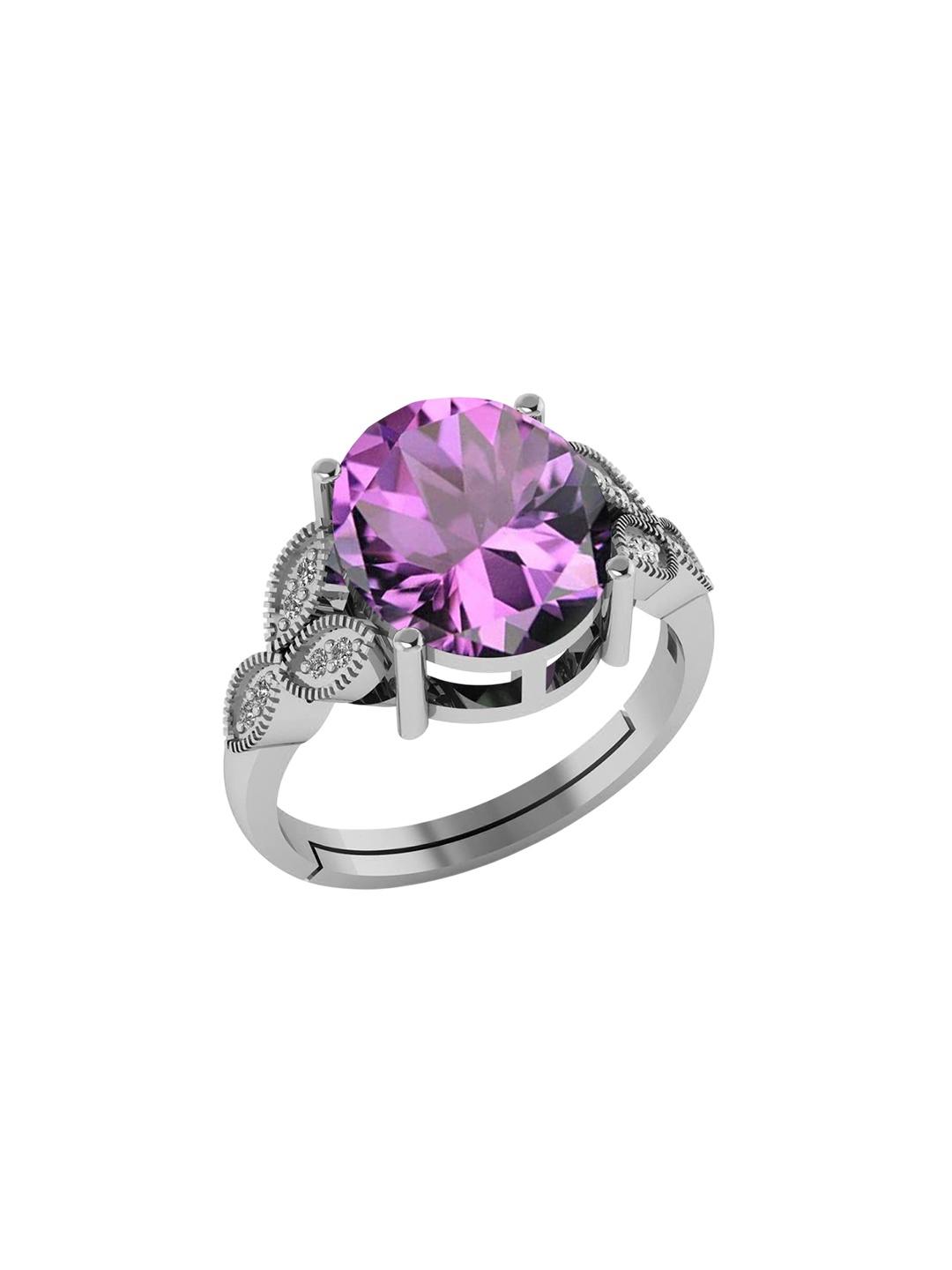 

LMDPRAJAPATIS Unisex Embellished Ring, Purple