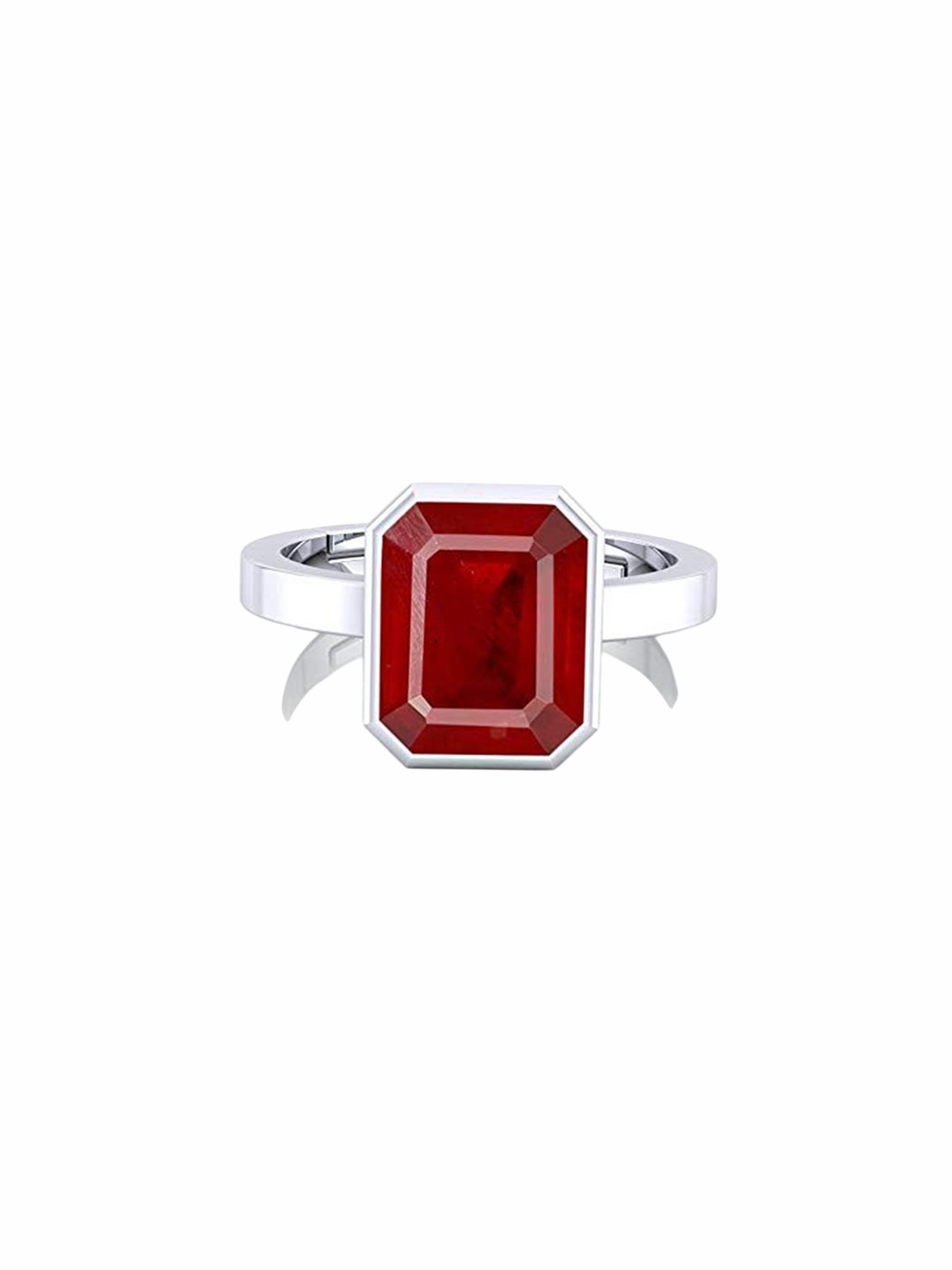 

LMDPRAJAPATIS Unisex Embellished Ring, Red