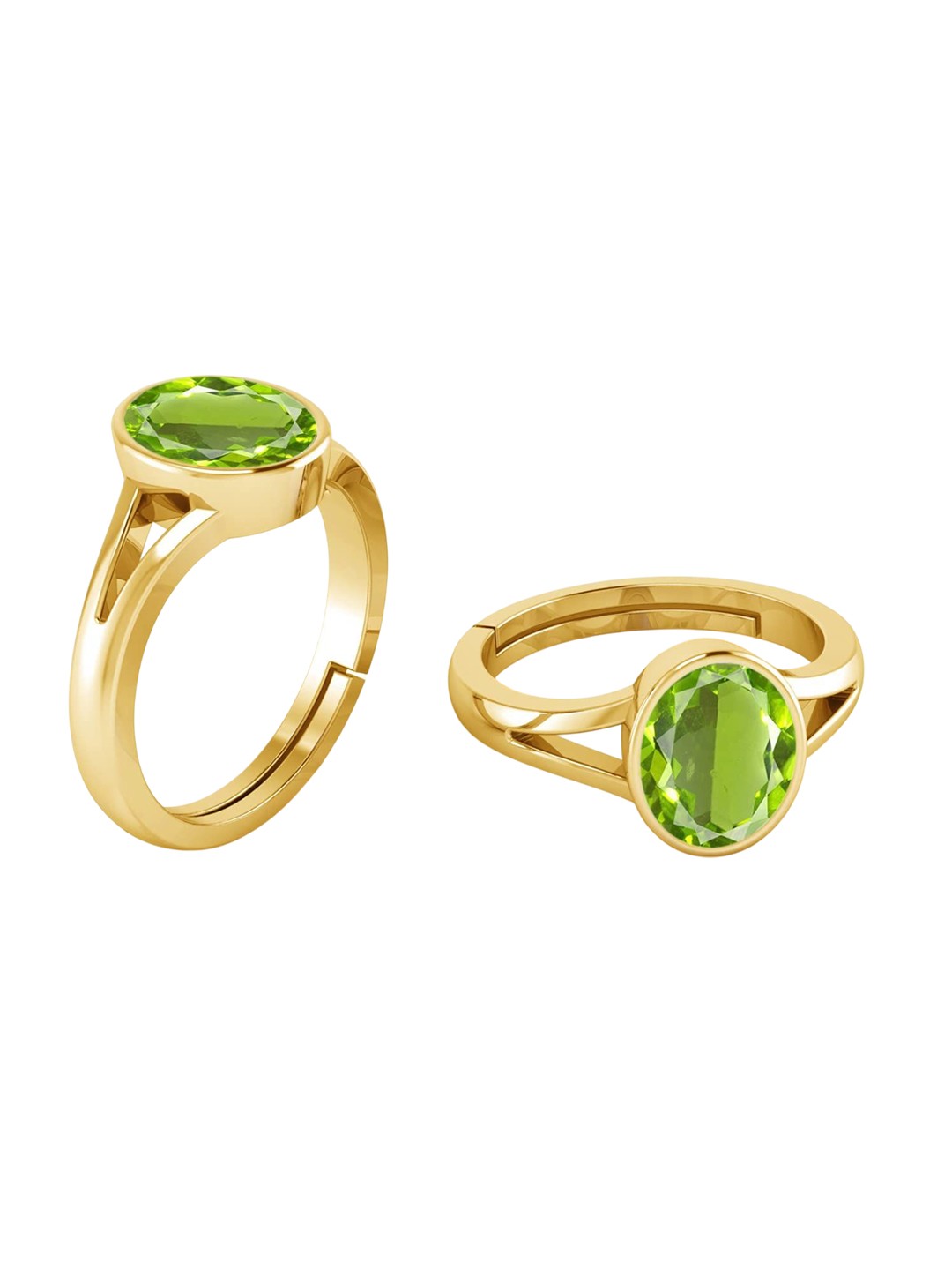 

LMDPRAJAPATIS Unisex Embellished Ring, Green