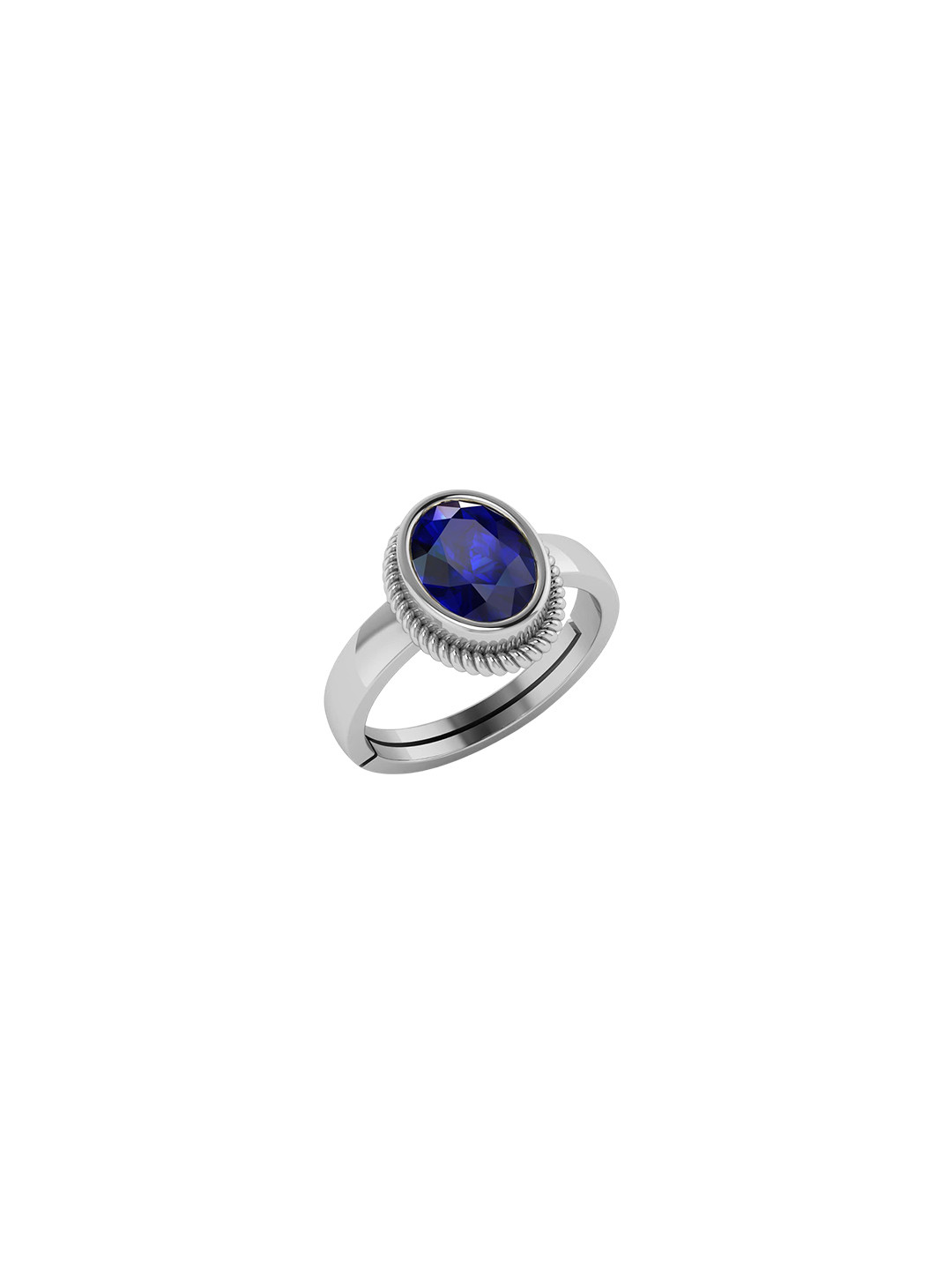 

LMDPRAJAPATIS Unisex Embellished Ring, Blue