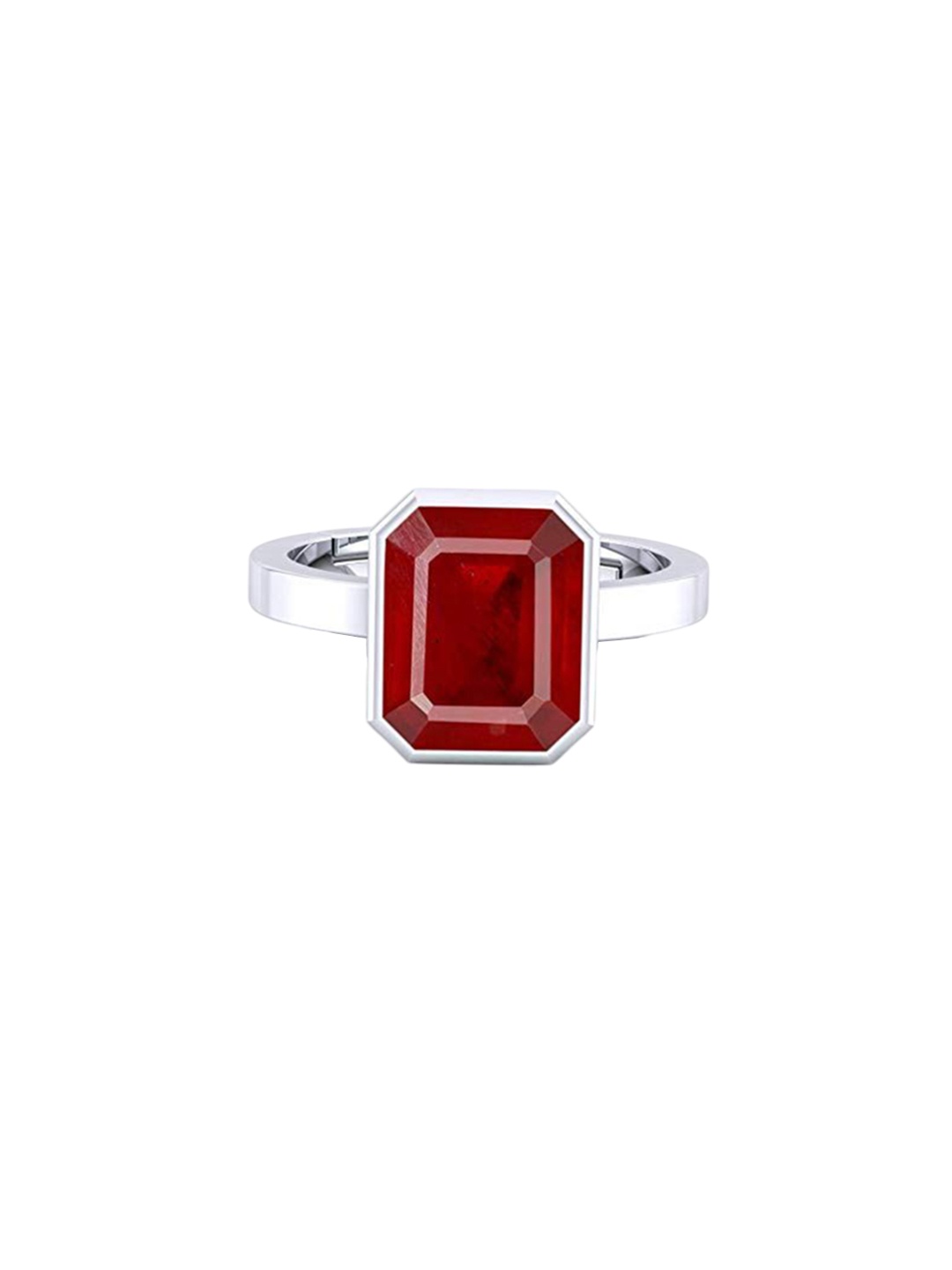

LMDPRAJAPATIS Unisex Embellished Ring, Red
