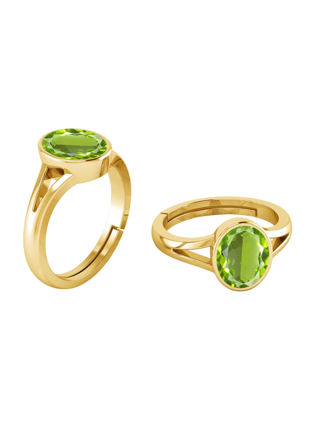 

LMDPRAJAPATIS Unisex Embellished Ring, Green