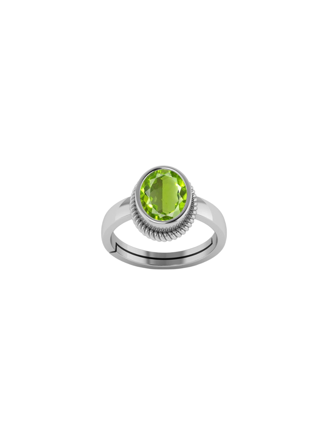 

LMDPRAJAPATIS Unisex Embellished Ring, Green