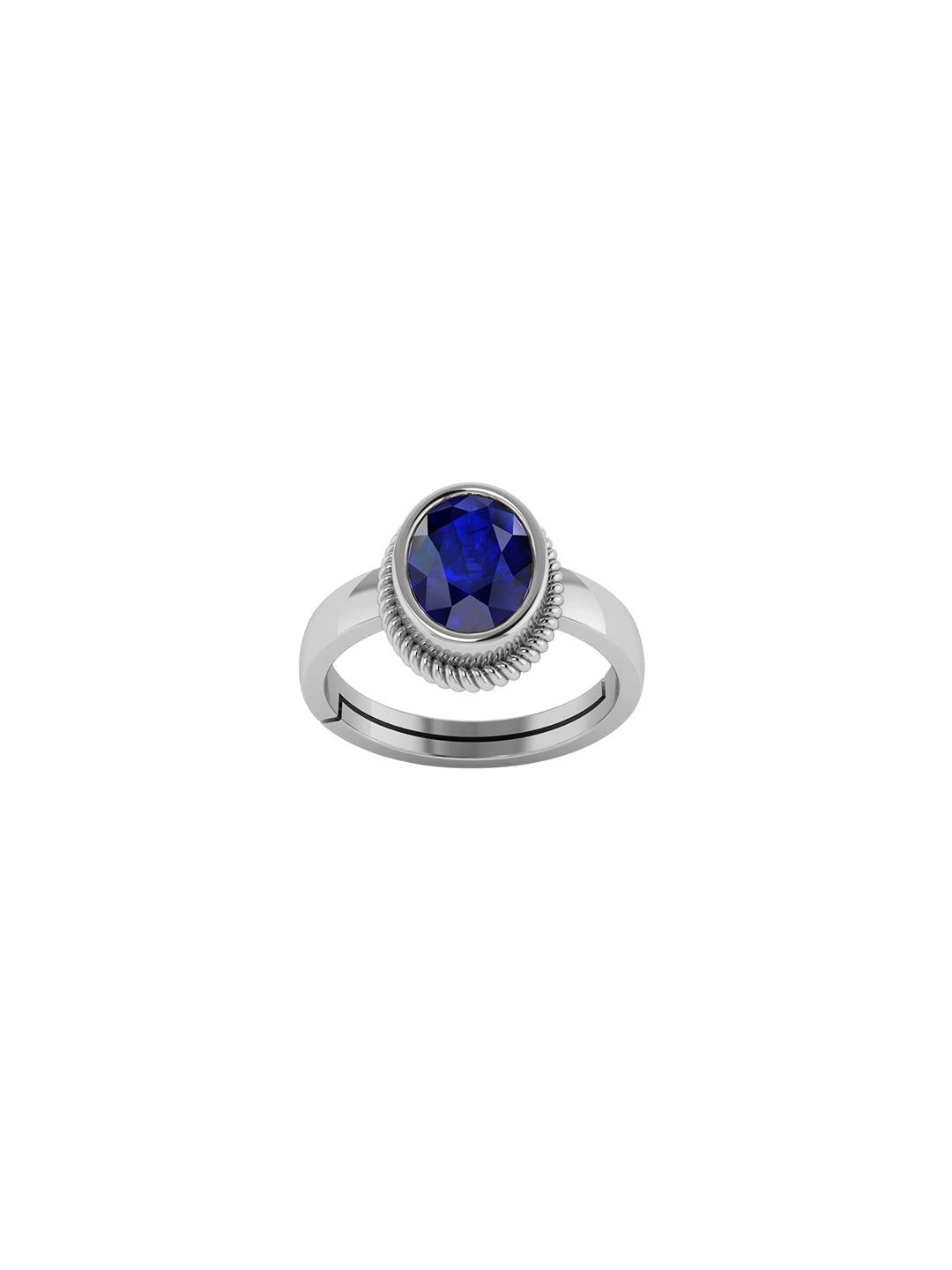 

LMDPRAJAPATIS Unisex Embellished Ring, Blue