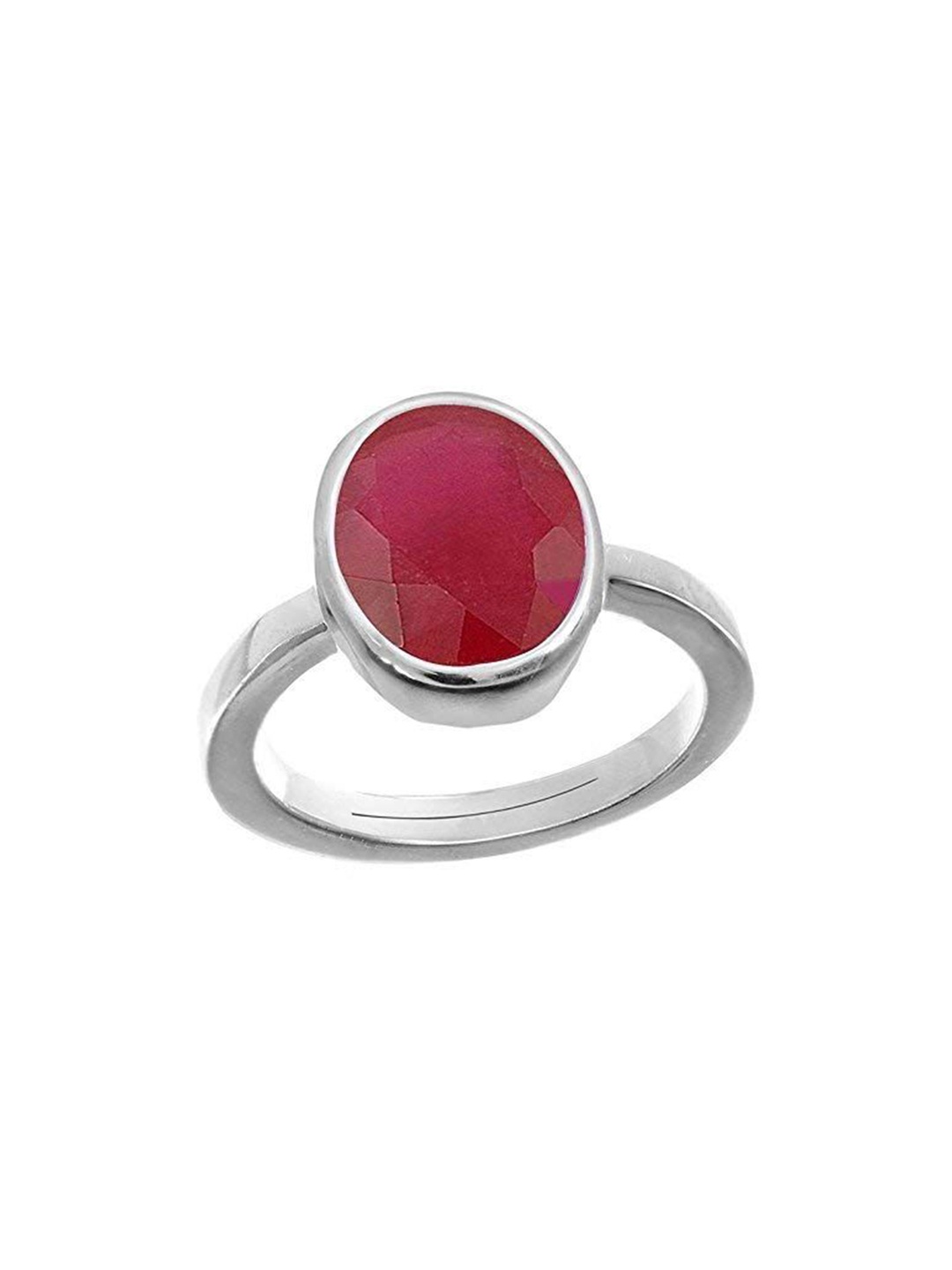 

LMDPRAJAPATIS Unisex Embellished Ring, Red