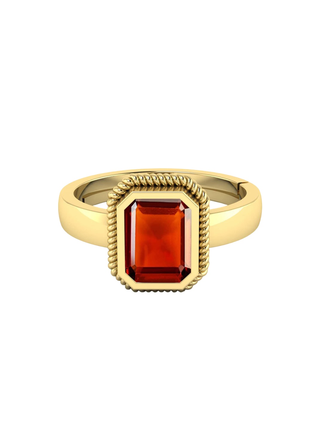 

LMDPRAJAPATIS Unisex Embellished Ring, Gold