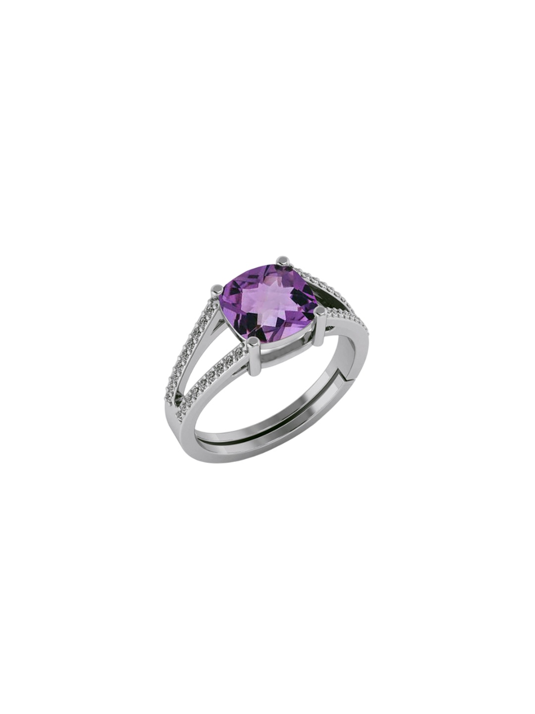 

LMDPRAJAPATIS Unisex Embellished Ring, Purple