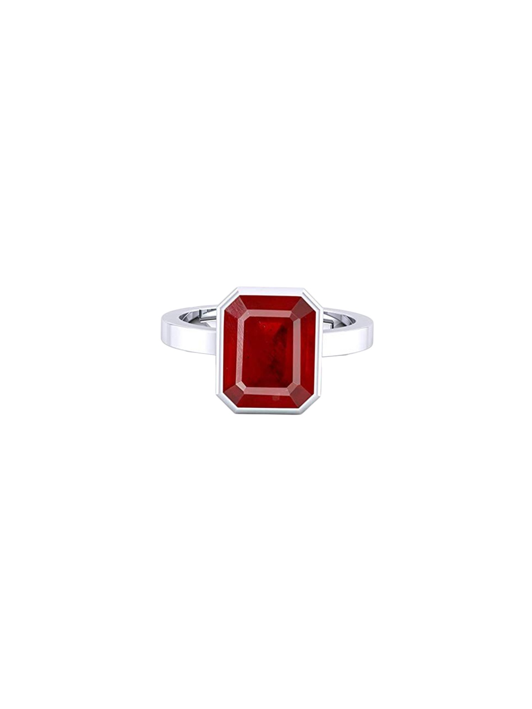 

LMDPRAJAPATIS Unisex Embellished Ring, Red