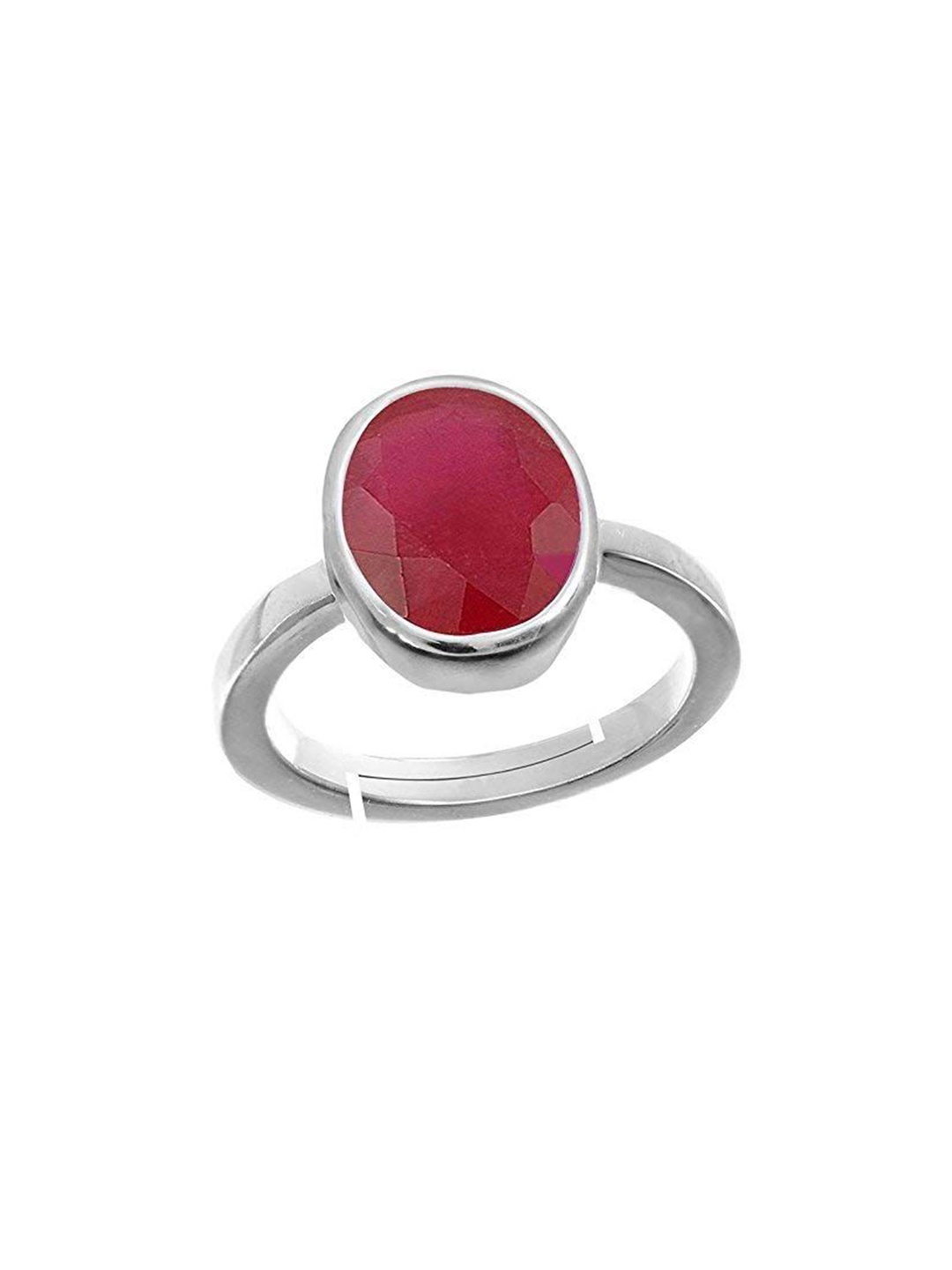 

LMDPRAJAPATIS Unisex Embellished Ring, Red