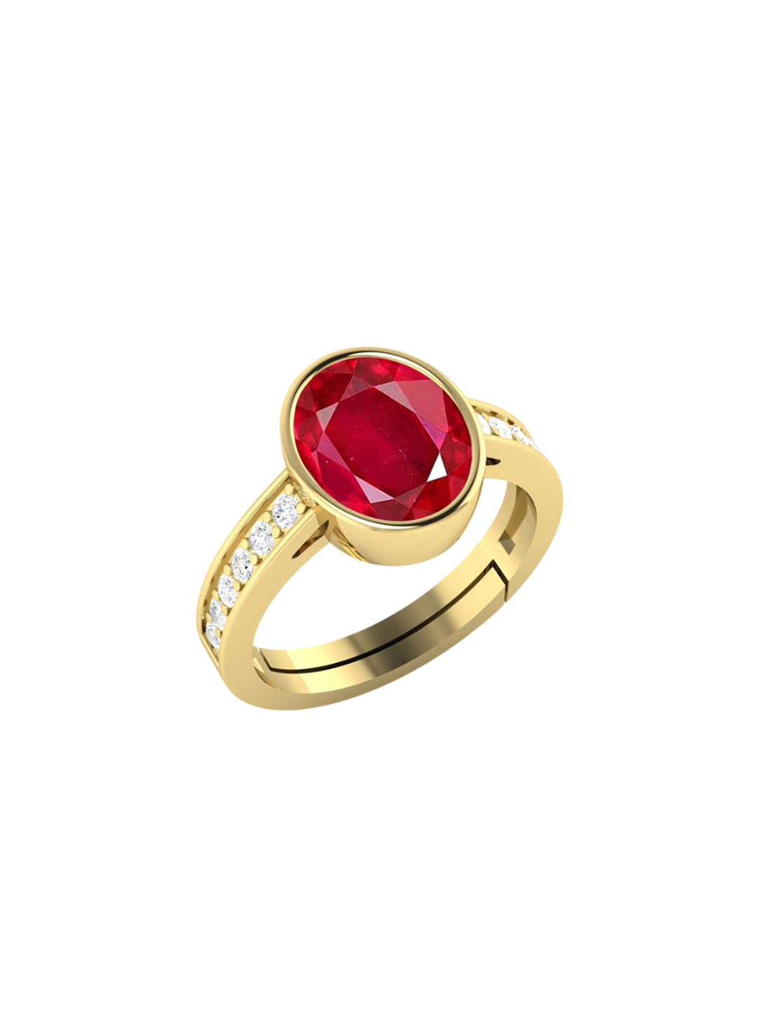 

LMDPRAJAPATIS Unisex Embellished Ring, Pink