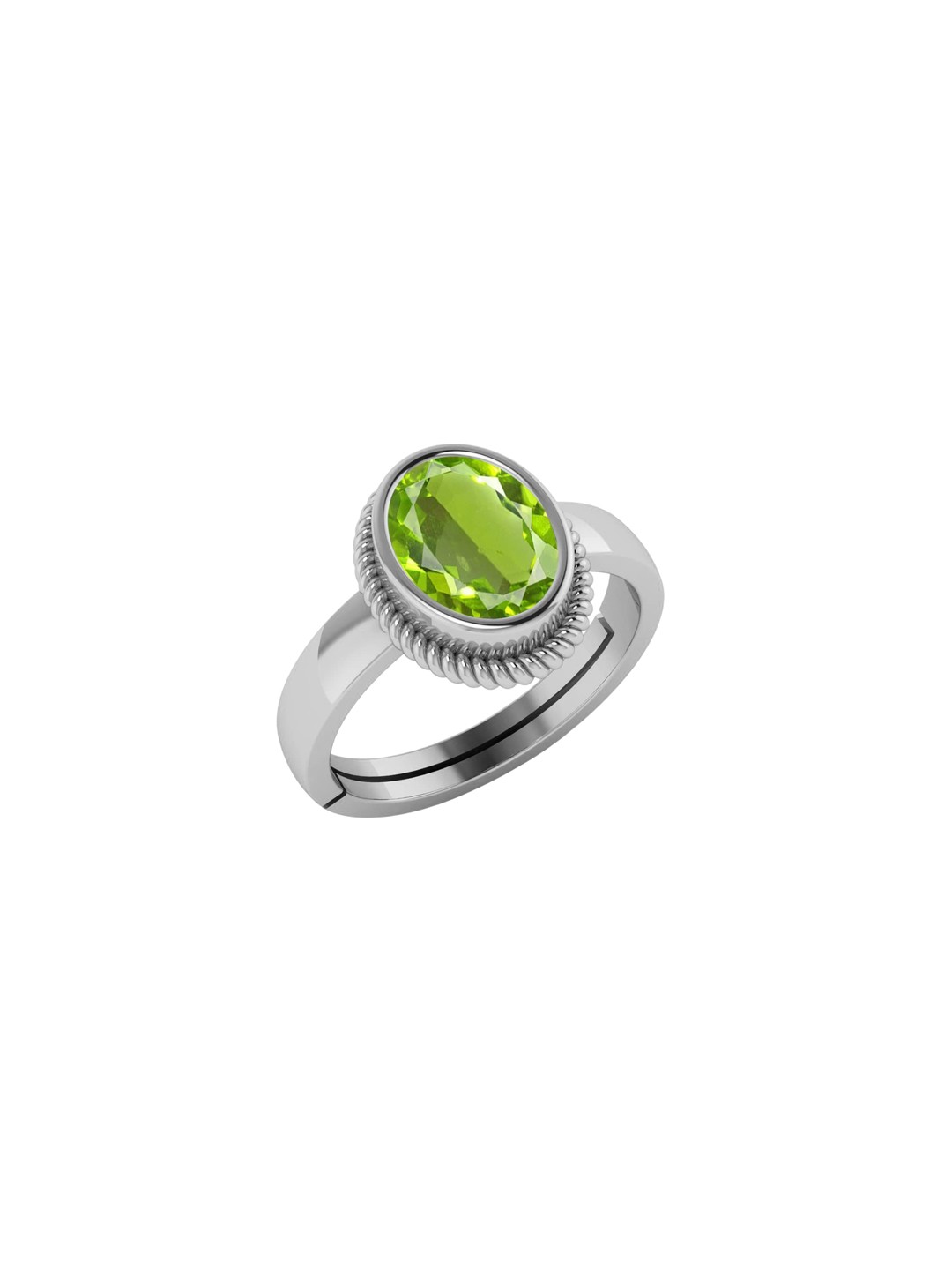 

LMDPRAJAPATIS Unisex Embellished Ring, Green