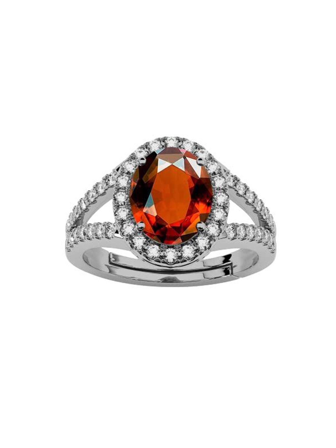 

LMDPRAJAPATIS Unisex Embellished Ring, Brown