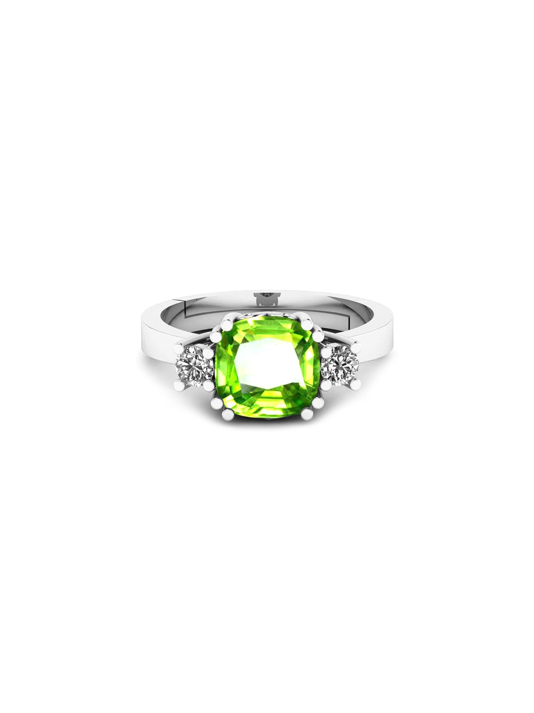 

LMDPRAJAPATIS Unisex Embellished Ring, Green