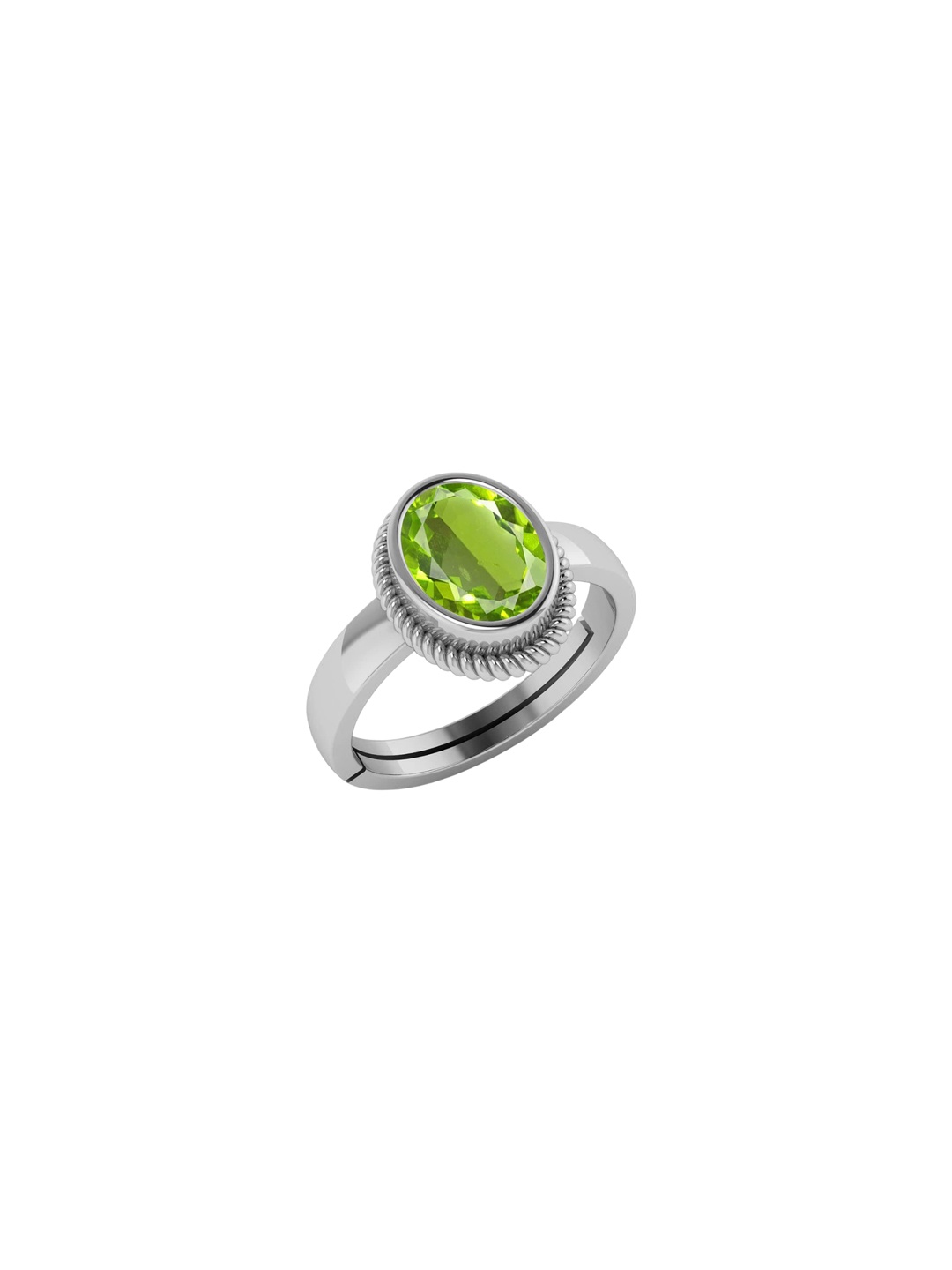 

LMDPRAJAPATIS Unisex Embellished Ring, Green