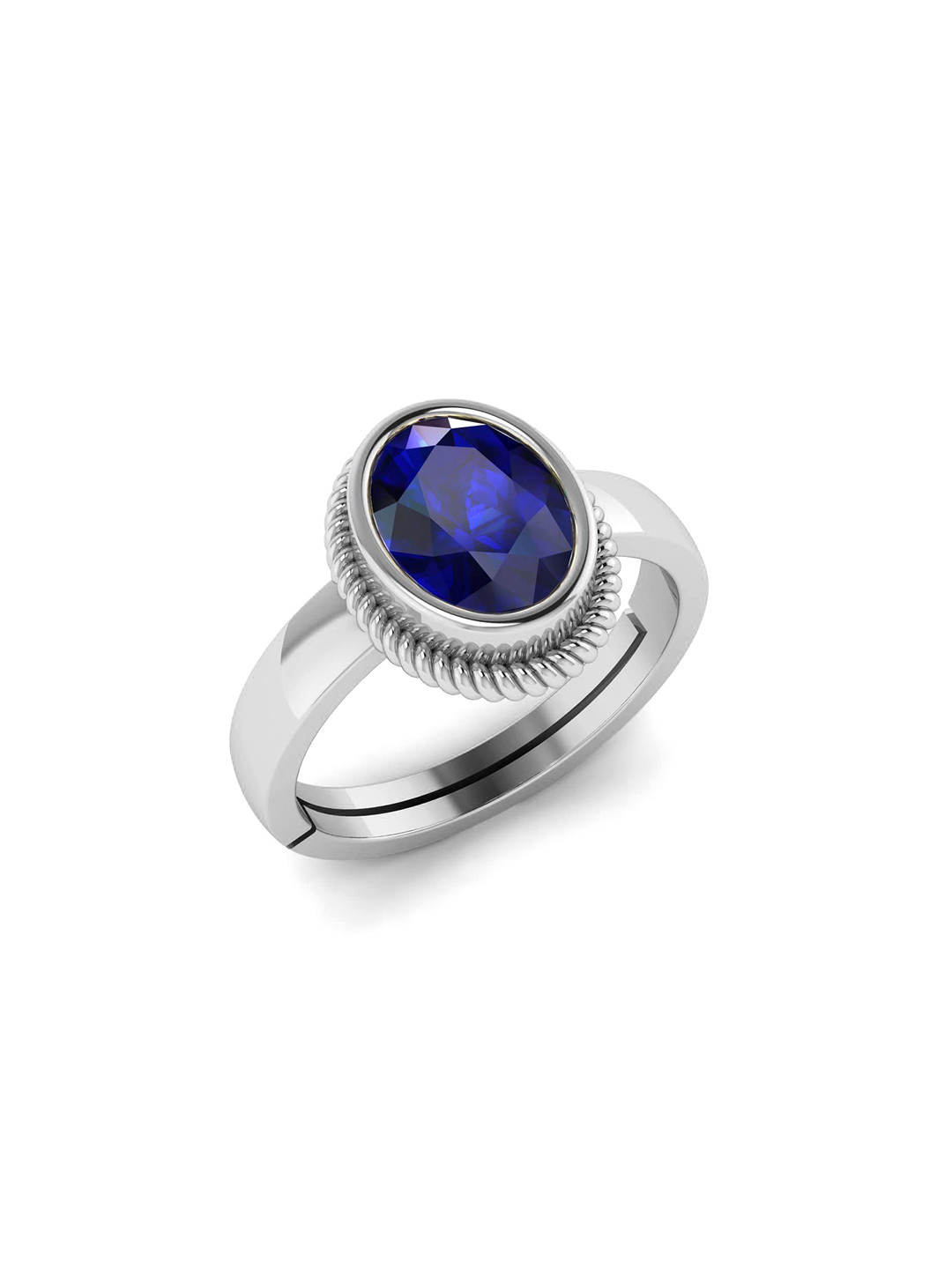

LMDPRAJAPATIS Unisex Embellished Ring, Blue