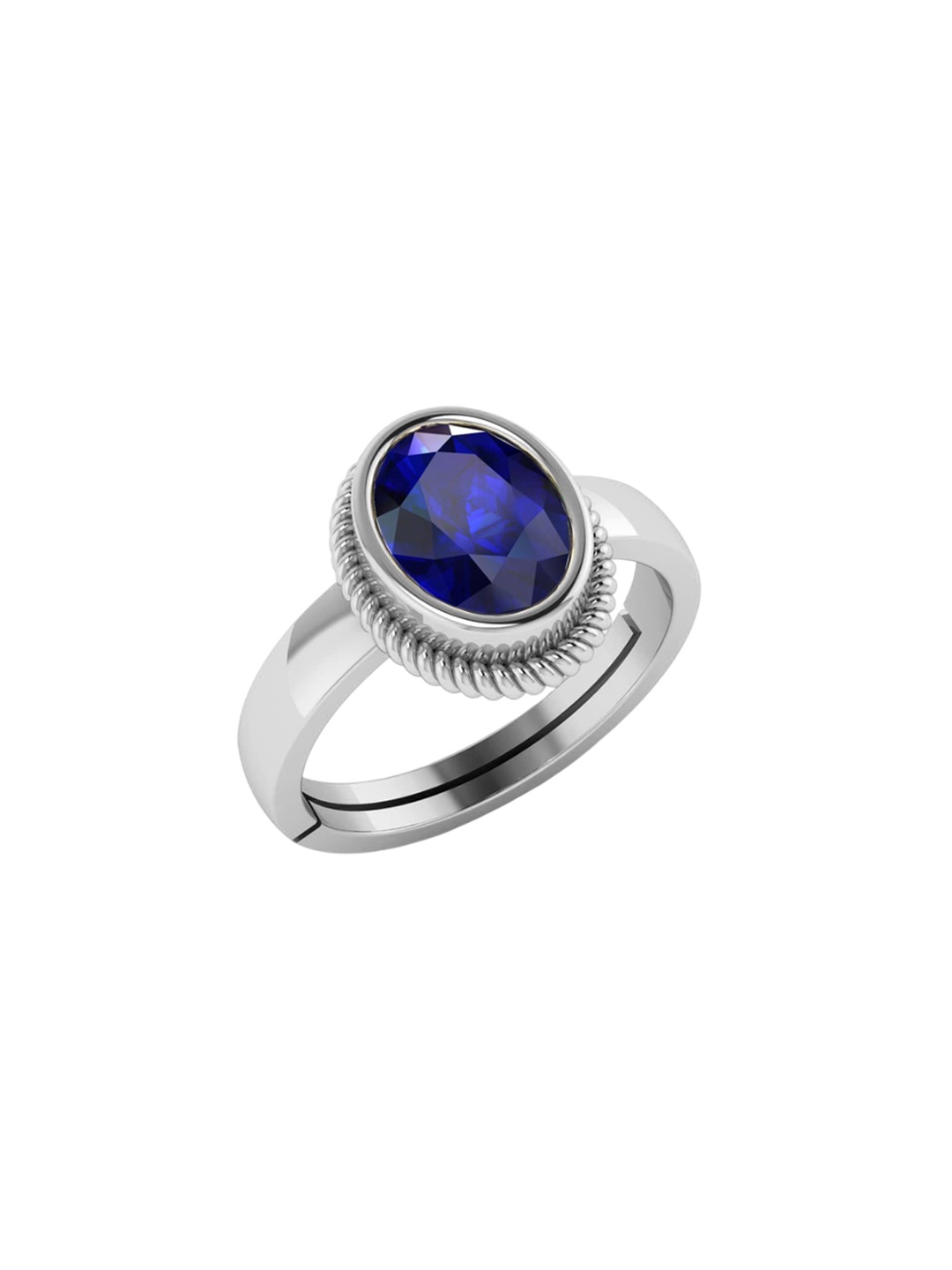 

LMDPRAJAPATIS Unisex Embellished Ring, Blue