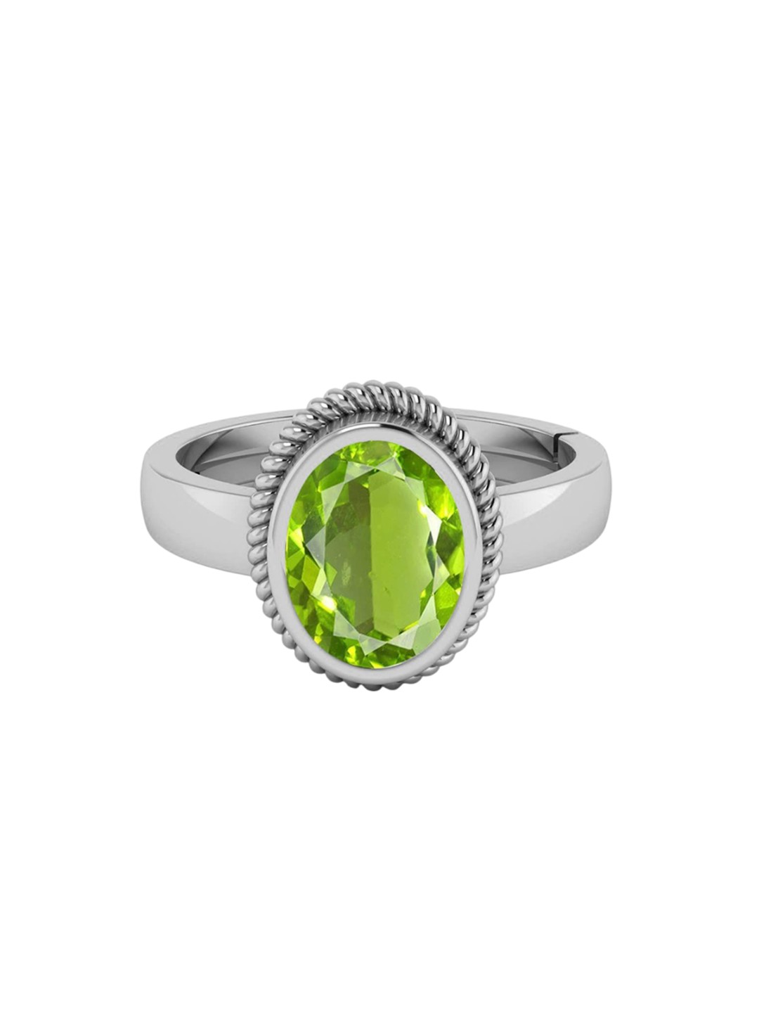 

LMDPRAJAPATIS Unisex Embellished Ring, Green