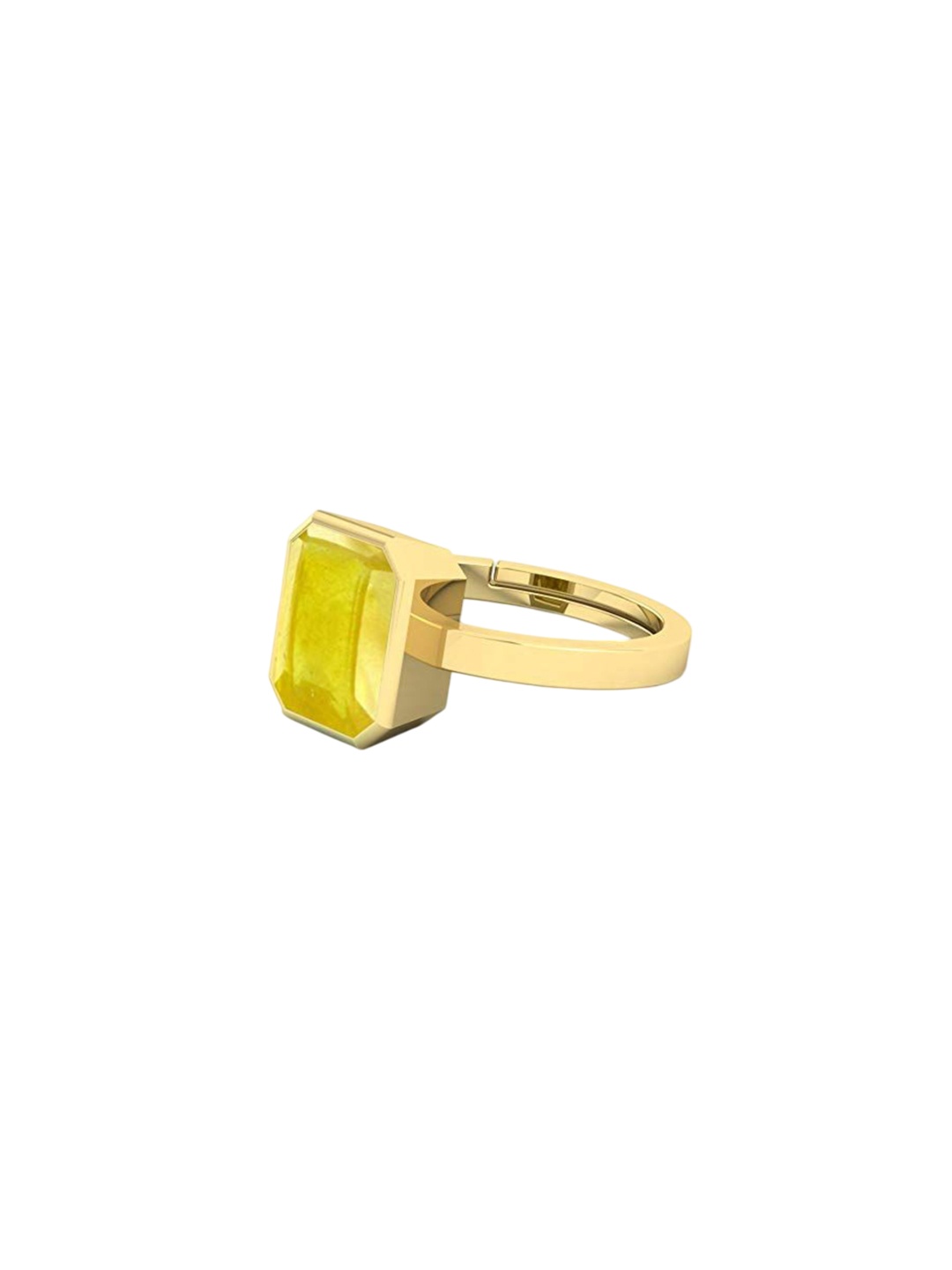 

LMDPRAJAPATIS Unisex Embellished Ring, Yellow