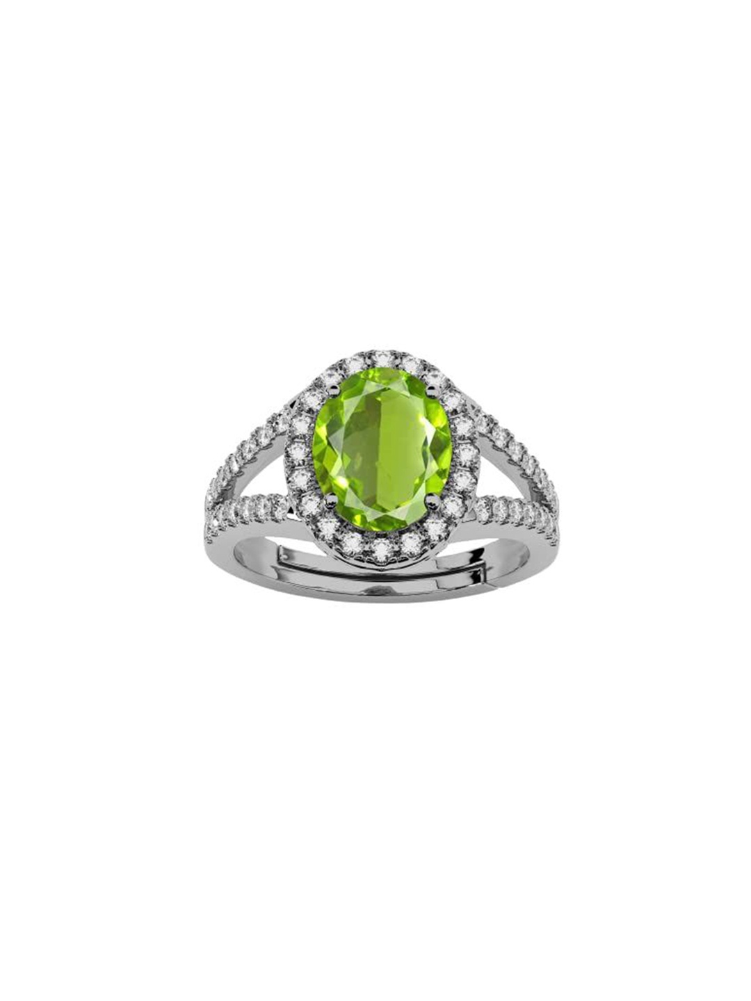 

LMDPRAJAPATIS Unisex Embellished Ring, Green