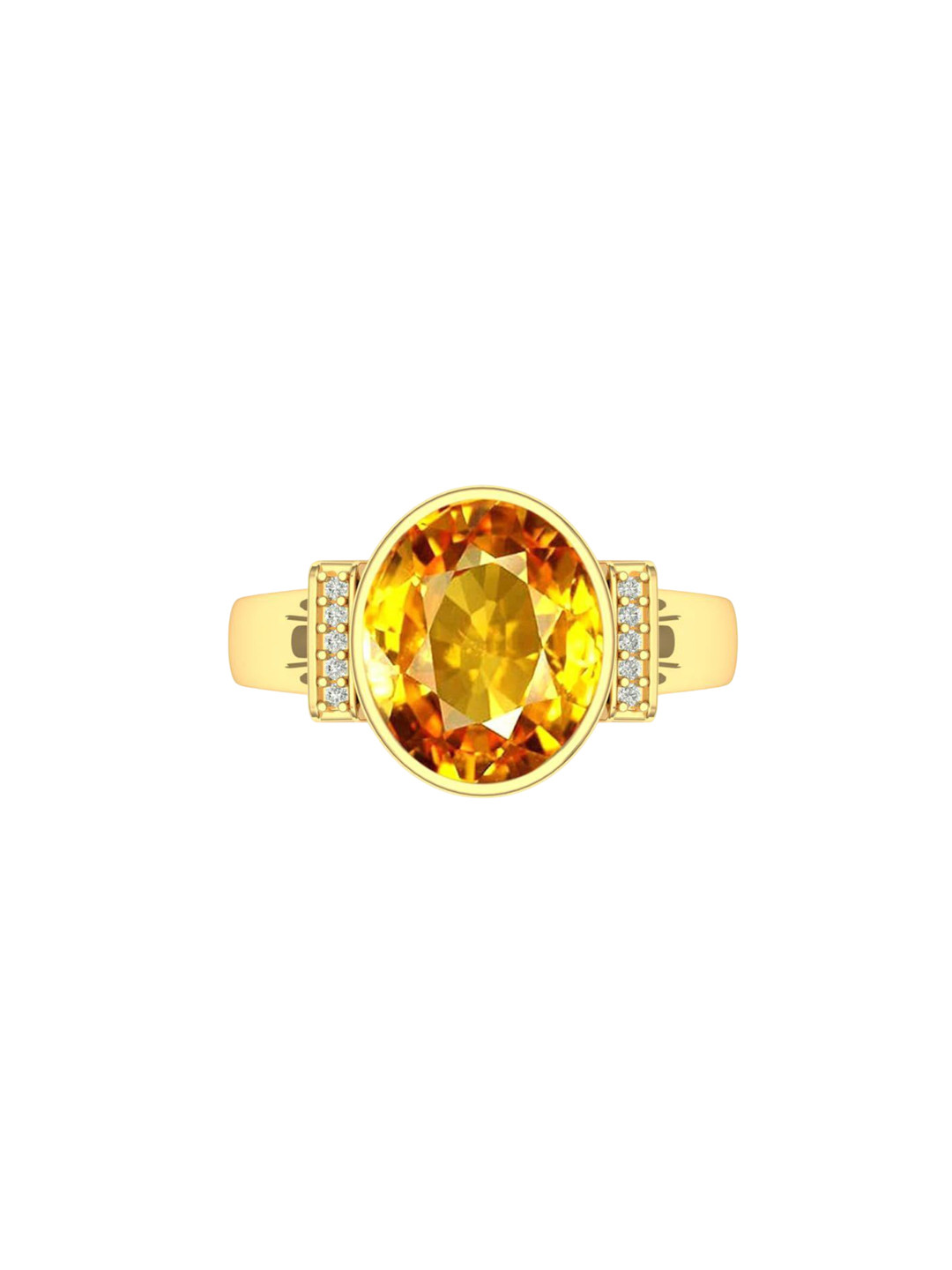

LMDPRAJAPATIS Unisex 6.25 Ratti 5.50 Carat Natural Amethyst Birthstone Zirconia Ring For Women And Men, Purple