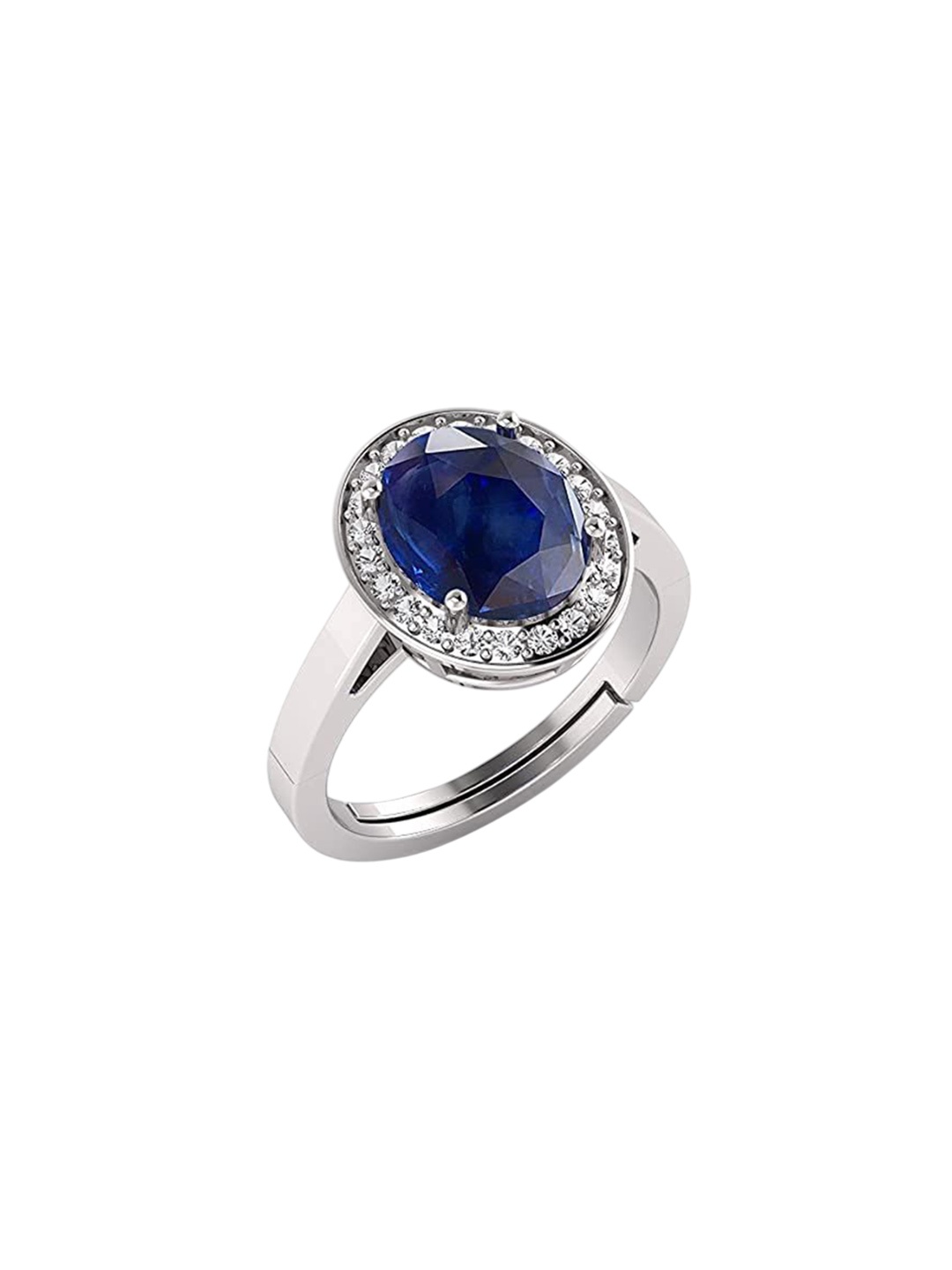 

LMDPRAJAPATIS Unisex Embellished Ring, Blue