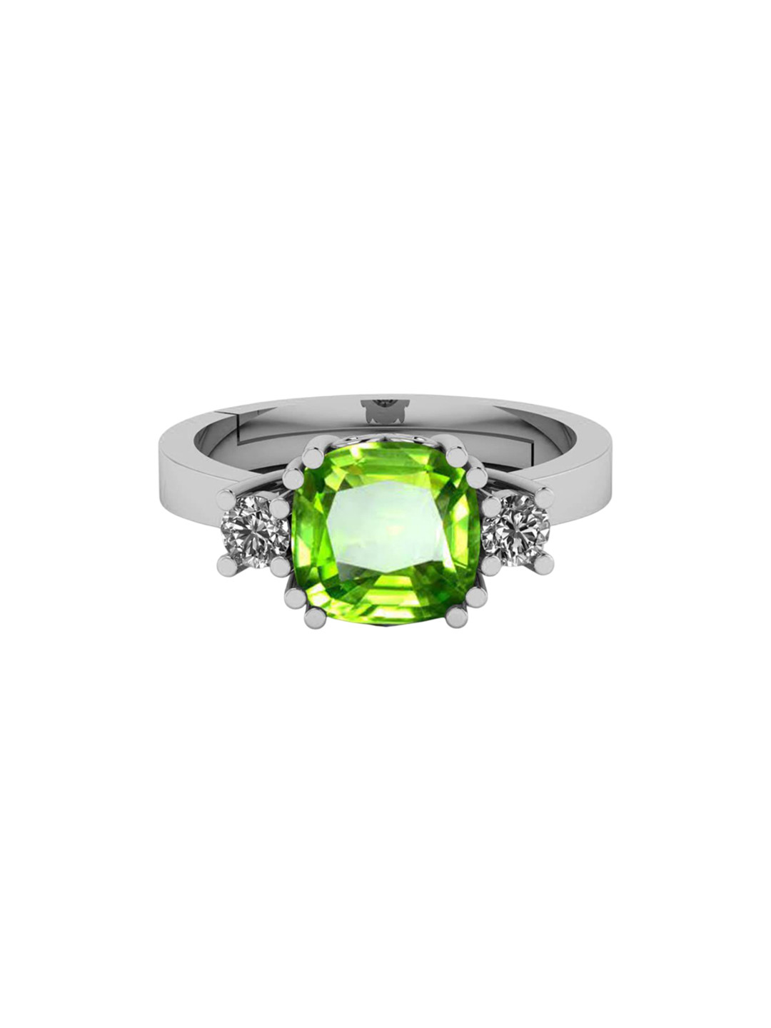

LMDPRAJAPATIS Unisex Embellished Ring, Green