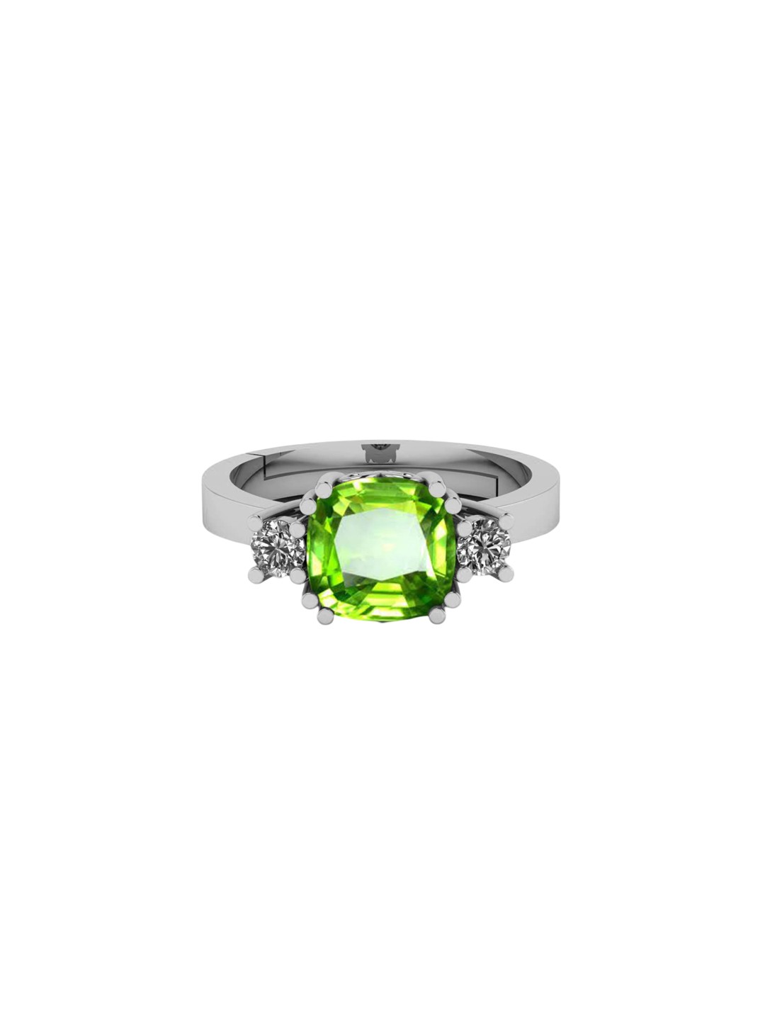 

LMDPRAJAPATIS Unisex Embellished Ring, Green