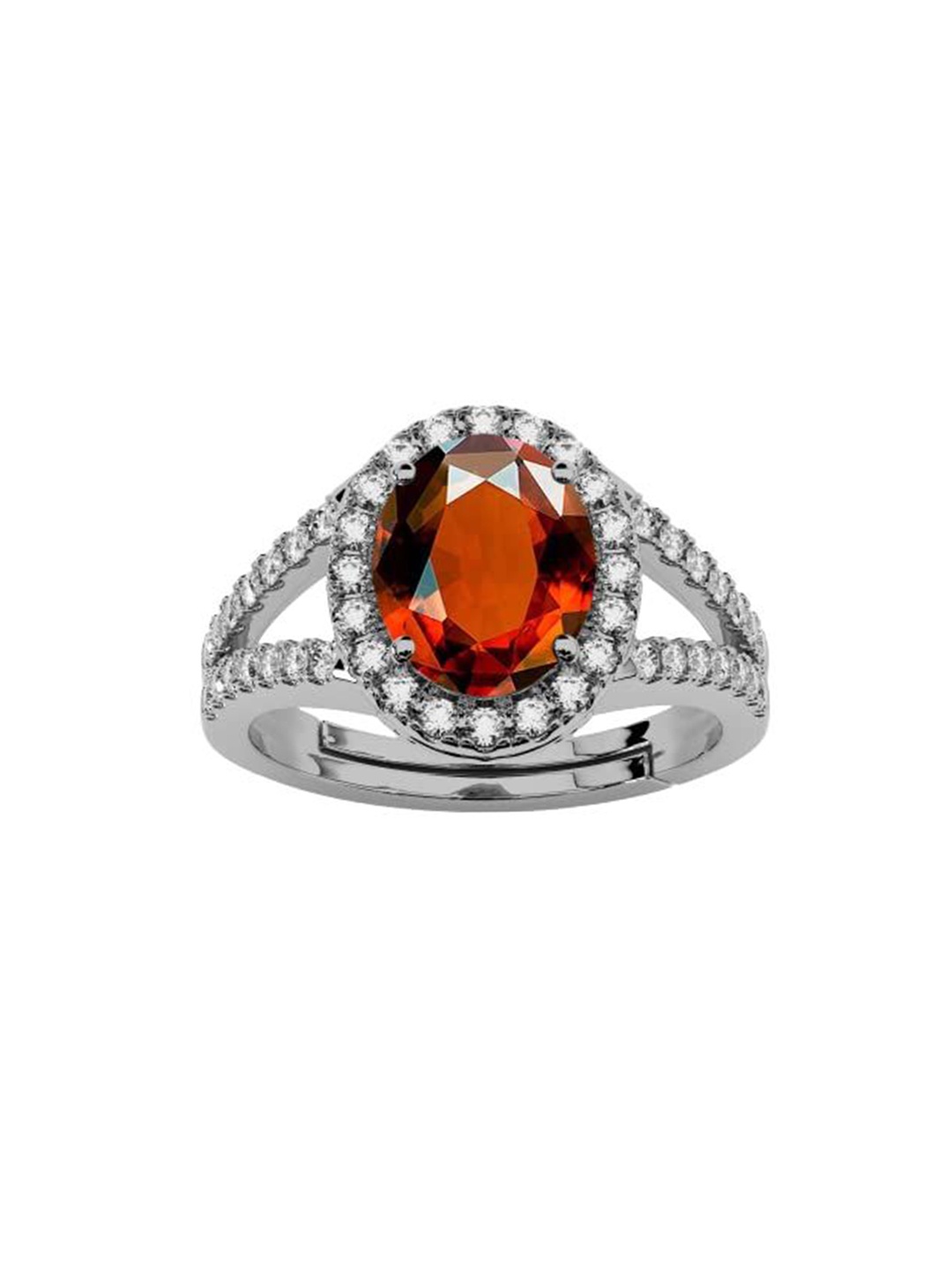 

LMDPRAJAPATIS Unisex Embellished Ring, Brown